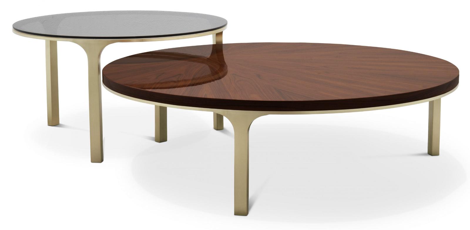 Table Basse à Deux Plateaux