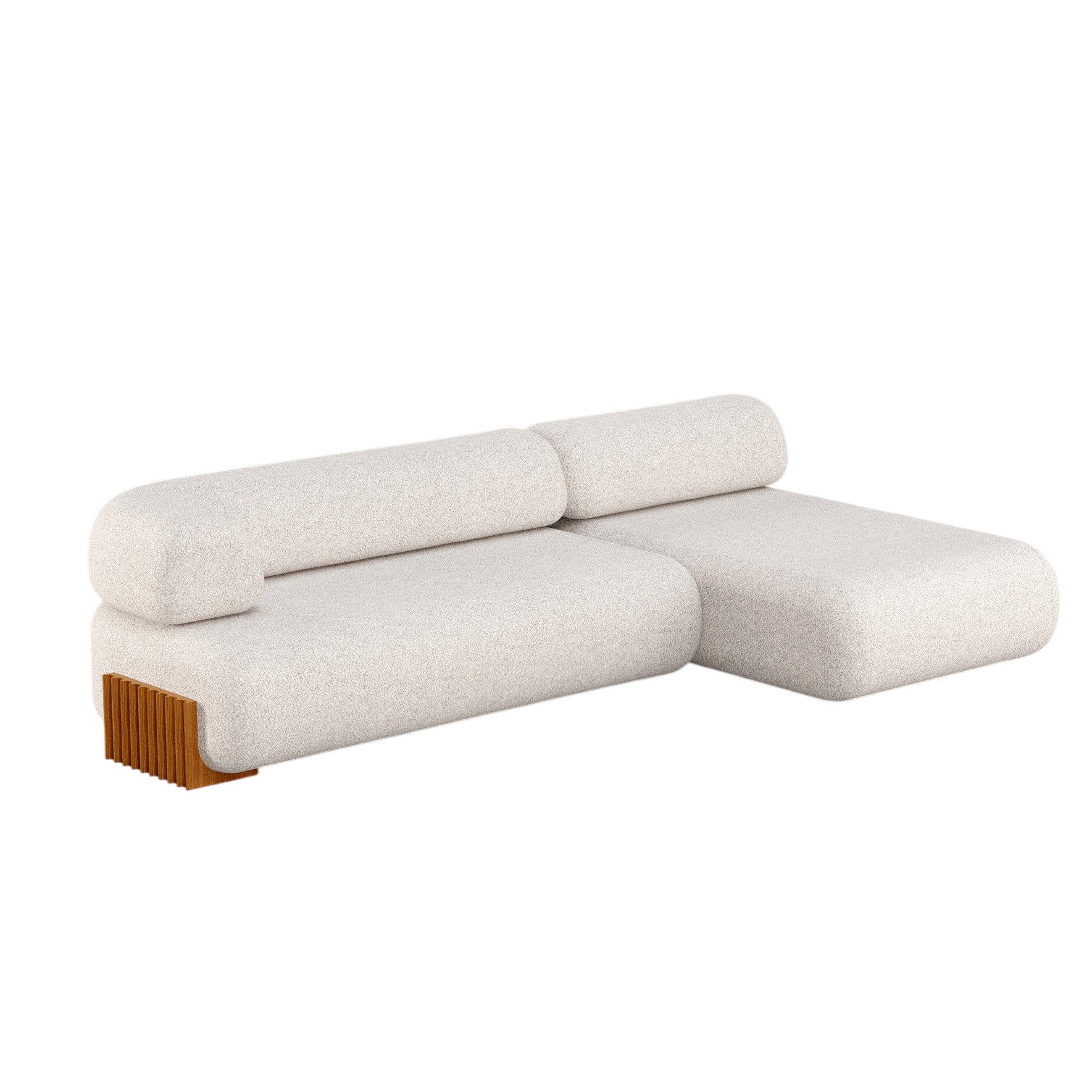 Canapé modulable Carmel en bois