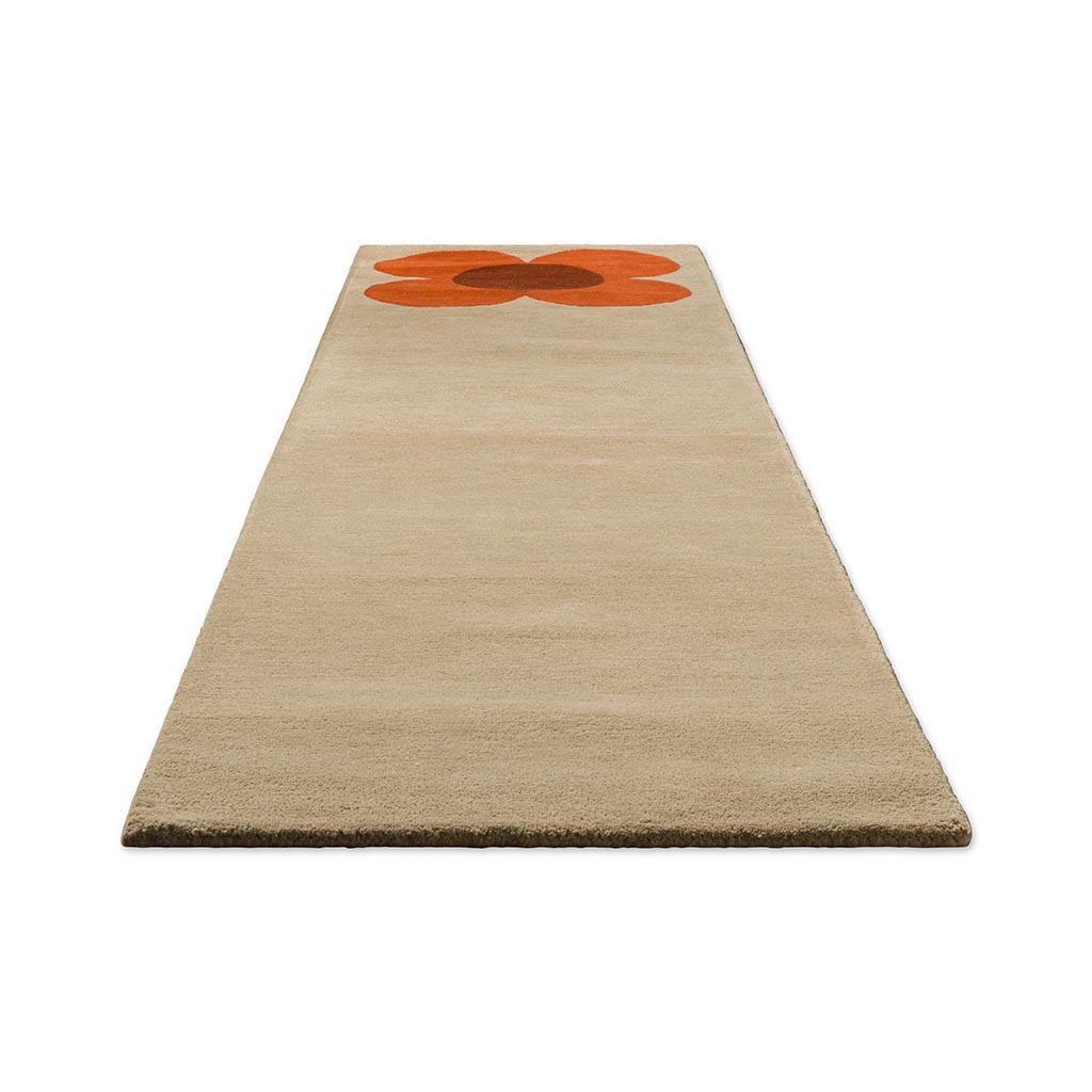 Flower Placement Pumpkin / Ecru Tapis
