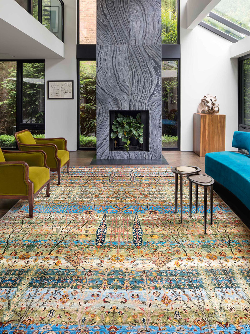 Tapis de luxe Jardin de Pins