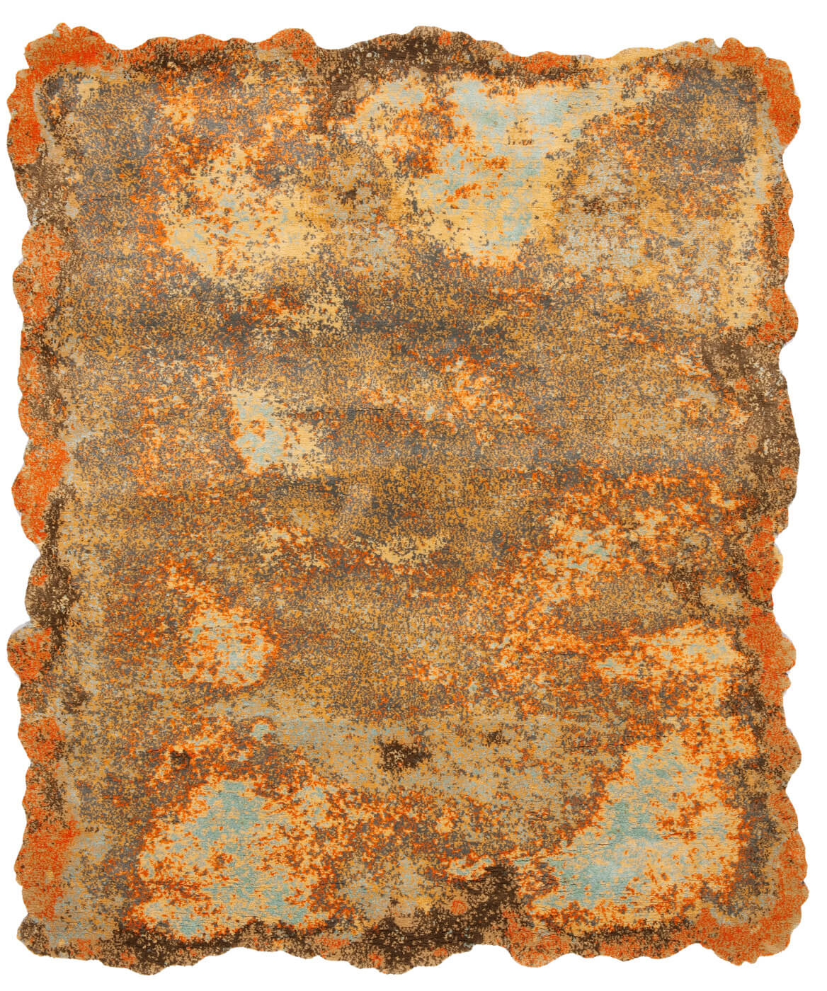 Tapis Riot Rouille