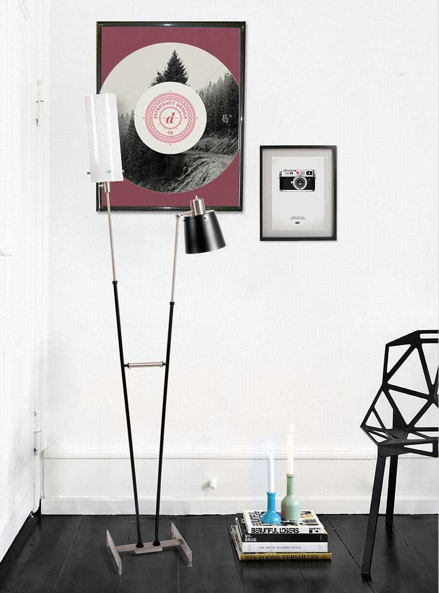Lampadaire Trombonist