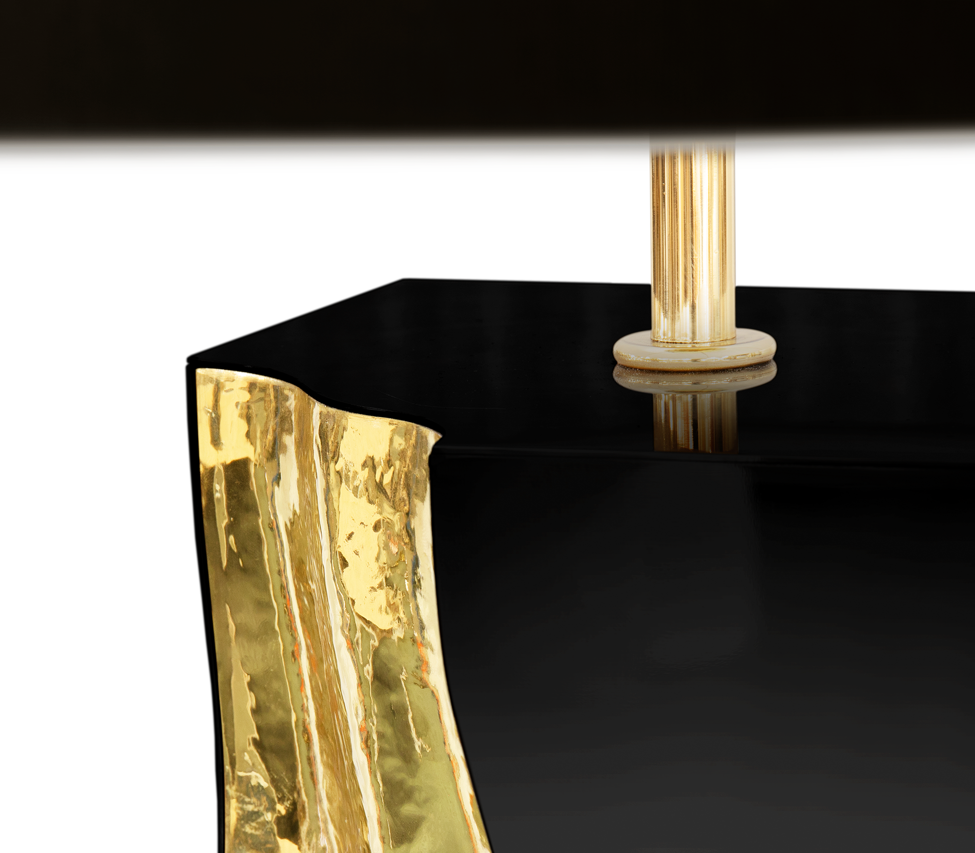 Lampe de Table Noire Glacier