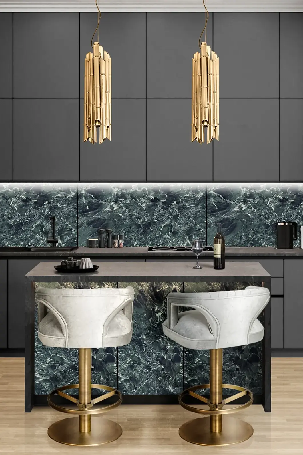 Tabouret de Comptoir Pivotant Karoo II - 2