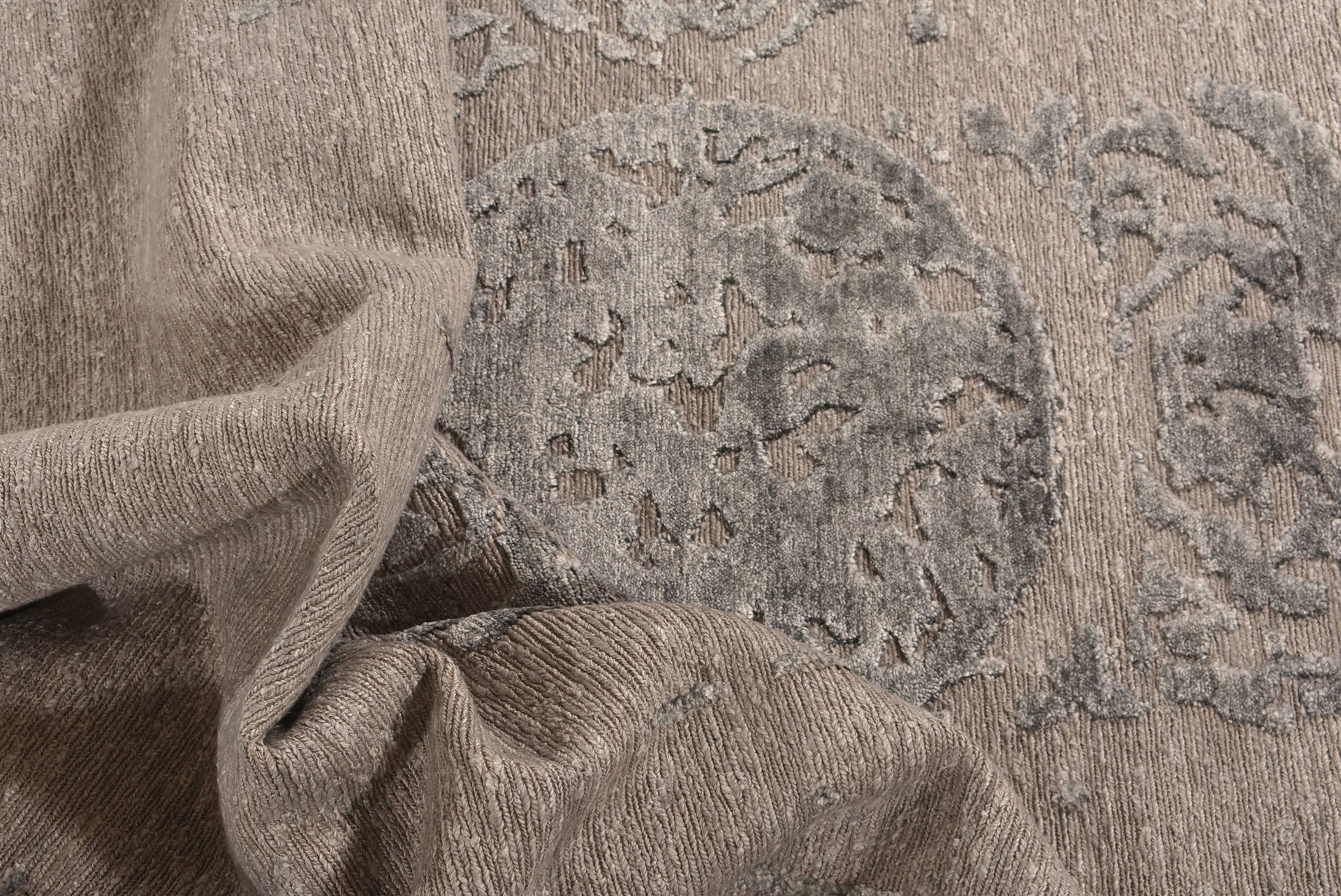 Tapis Indien en Soie de Bambou