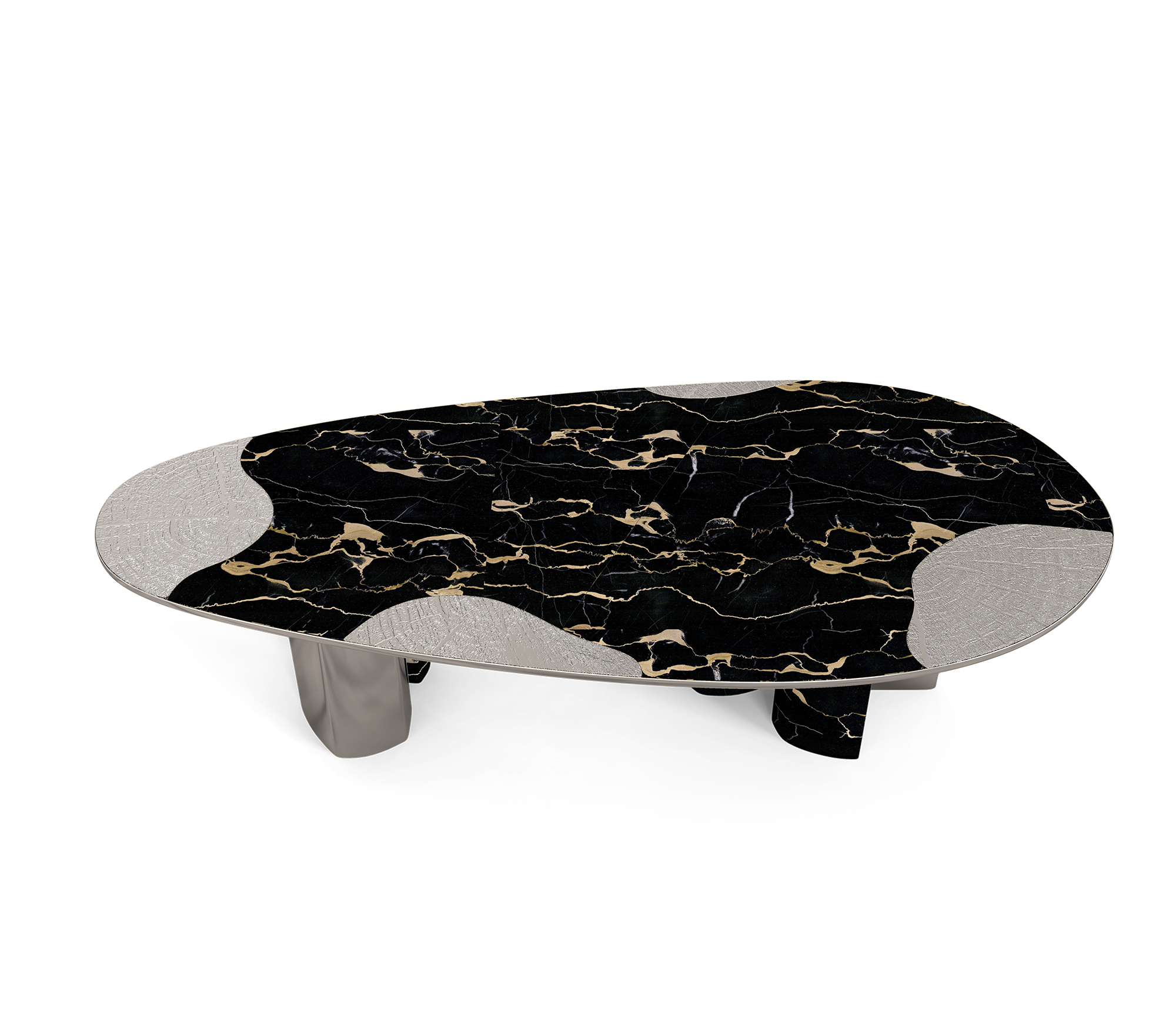 Table Athena Portoro & Argent