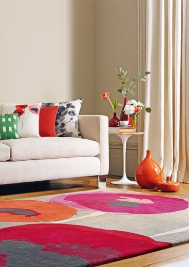 Tapis Coquelicots Rouges