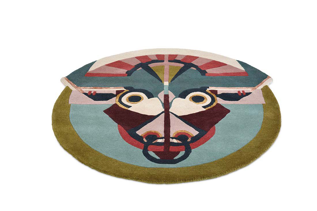 Tapis rond Zodiac Taureau Cercle 161205