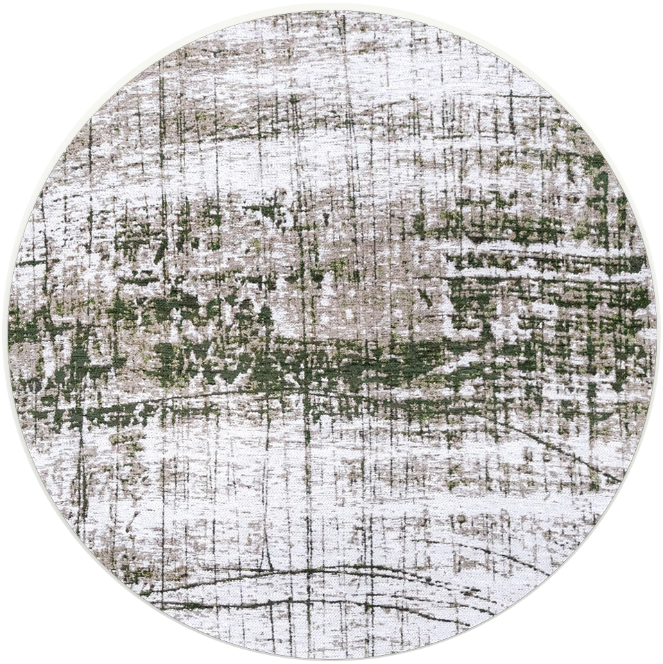 Tapis Central Green 9797 Round | Taille: Ø 240 cm