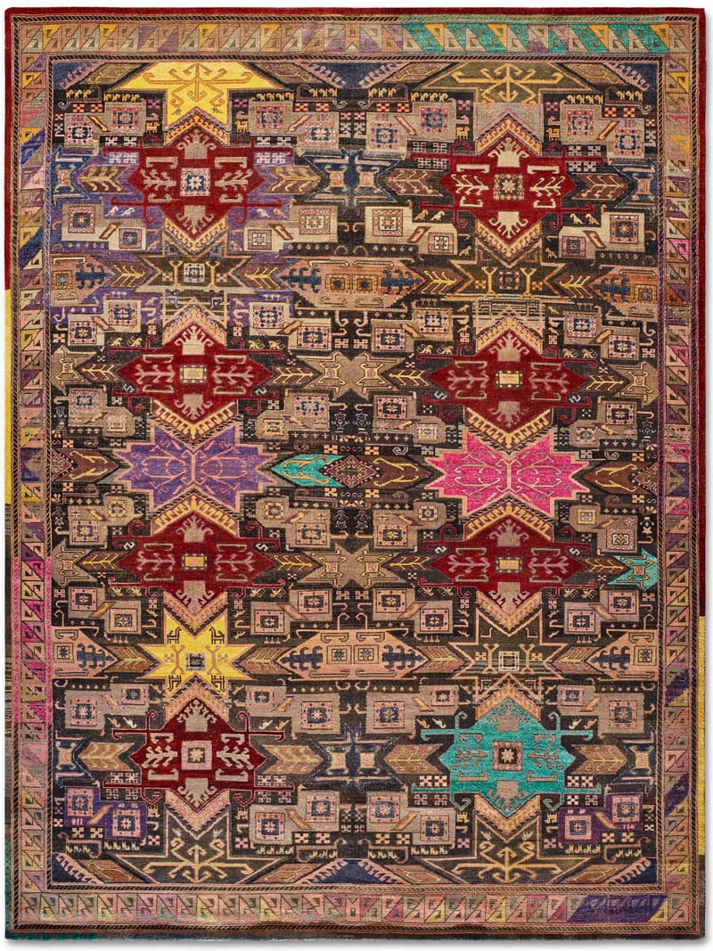 Tapis de luxe Original Noir Naturel | Taille: 122 x 183 cm