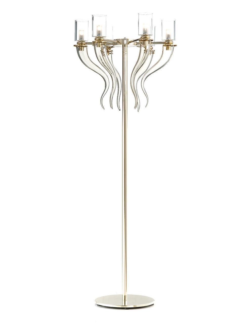 Lampadaire Murano Horn Miel