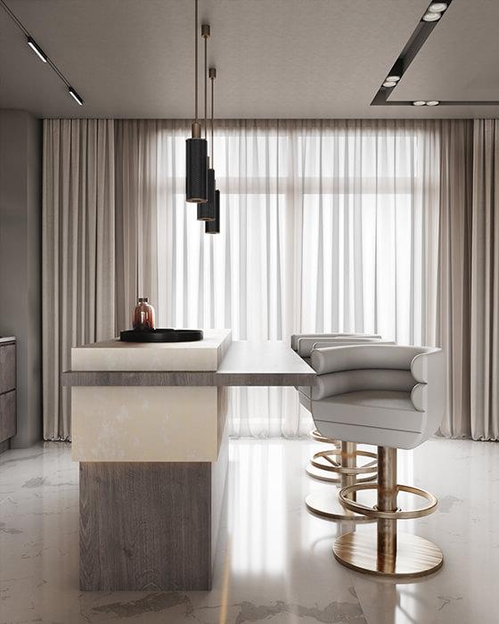 Tabouret de Bar Loren - 1