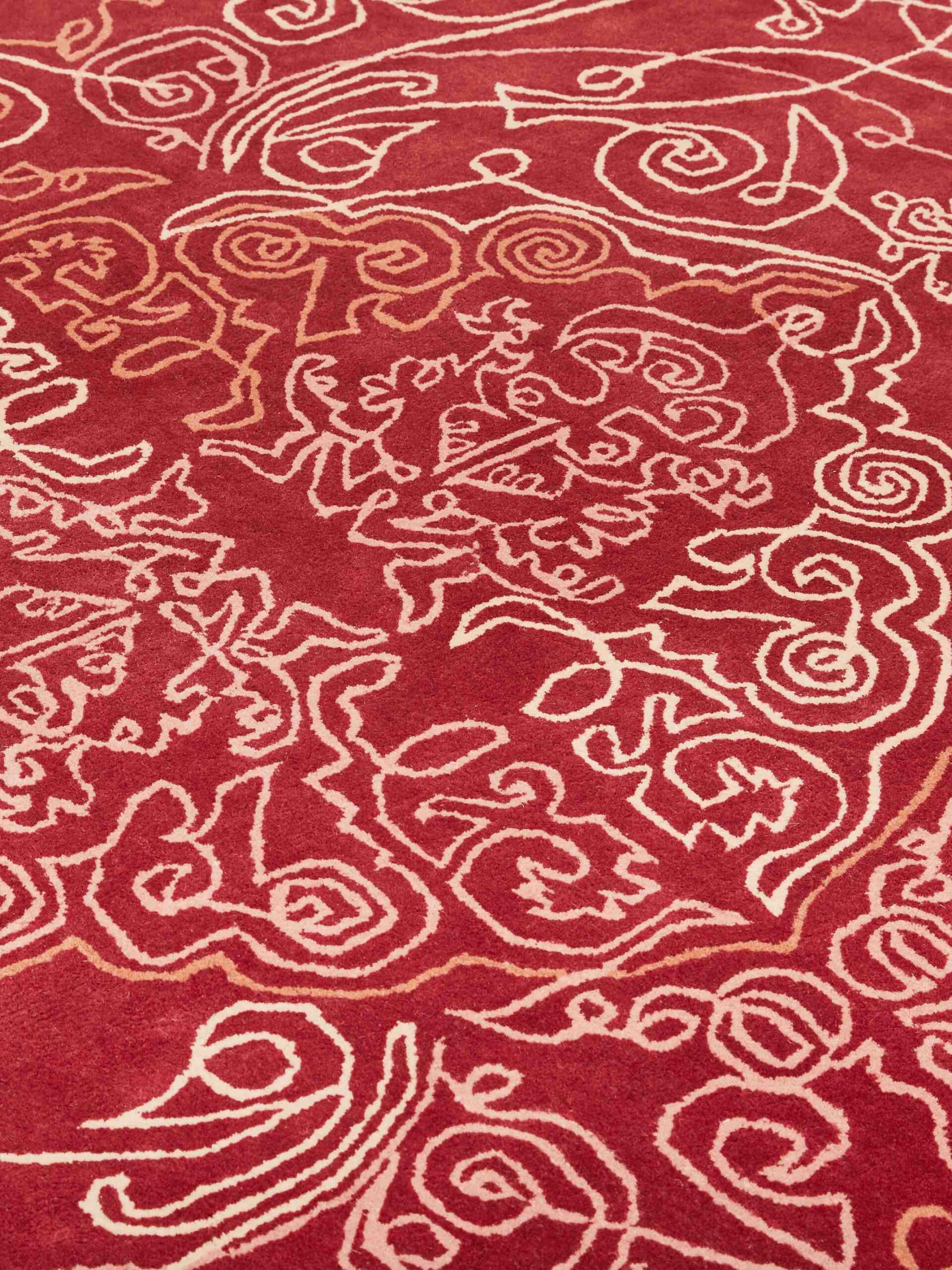 Tapis One-Stroke Rouge