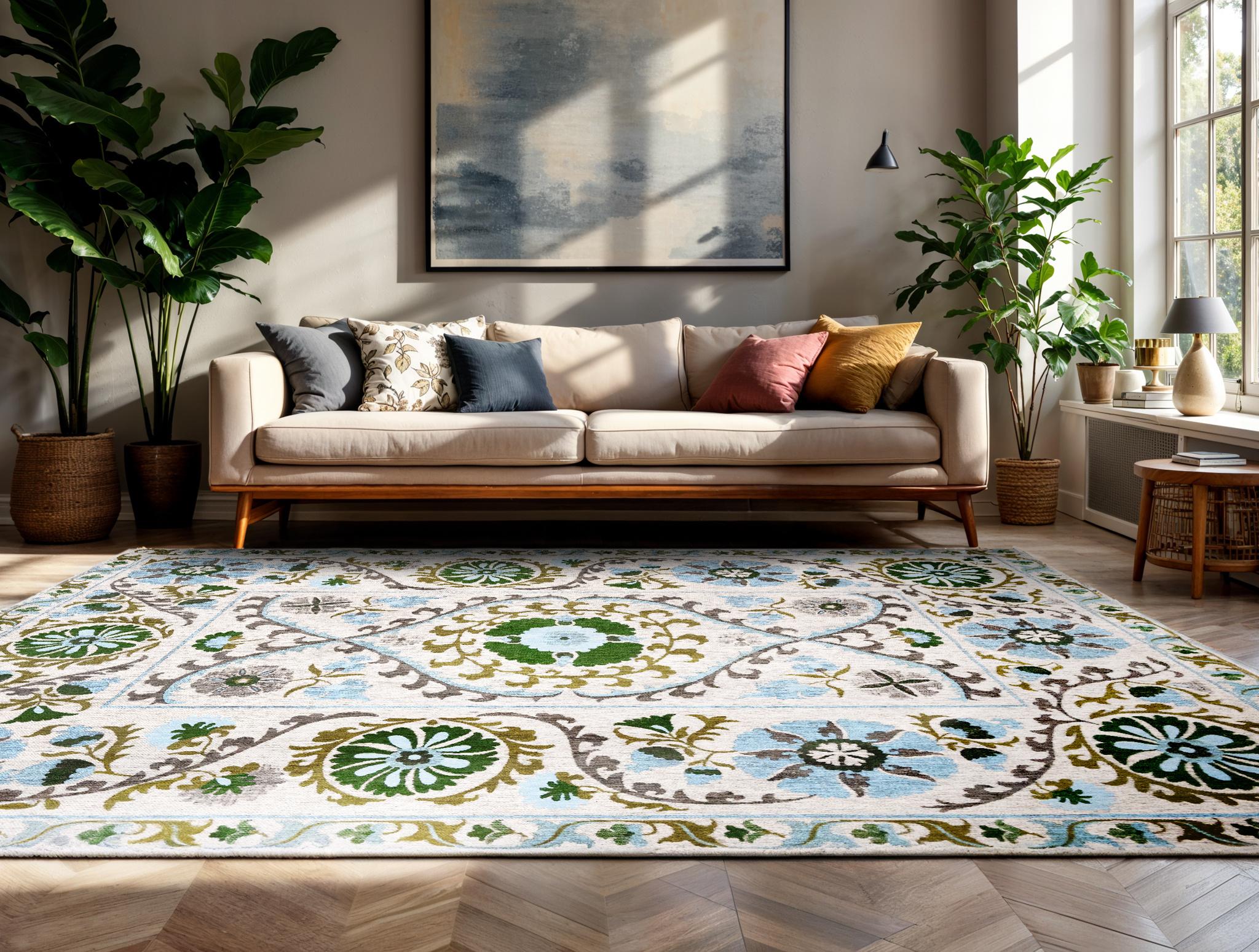 Tapis Suzani «Slavia» 9732 | Taille: 200 x 280 cm