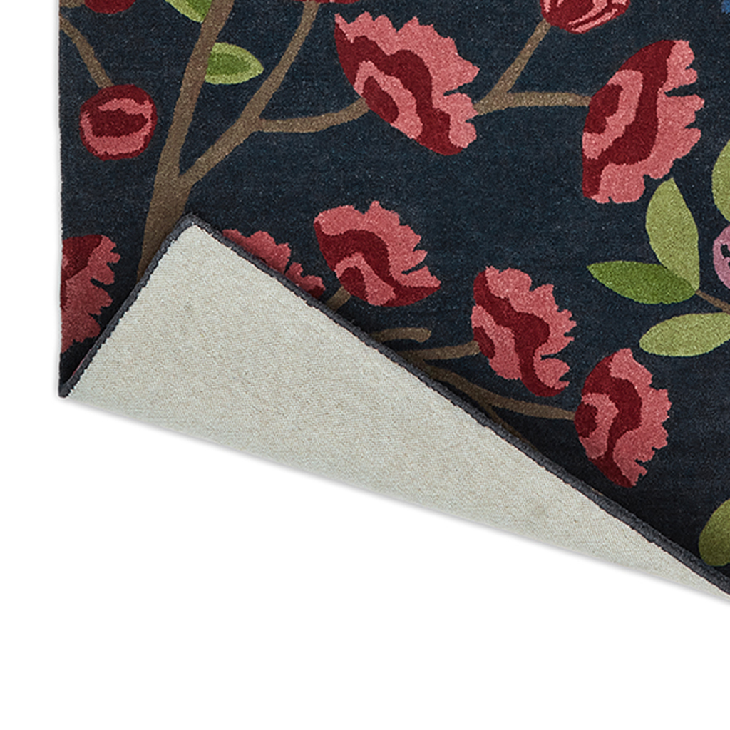 Tapis Foraging Indigo 146618