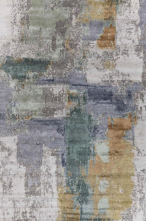 Tapis Abstrait Multicolore
