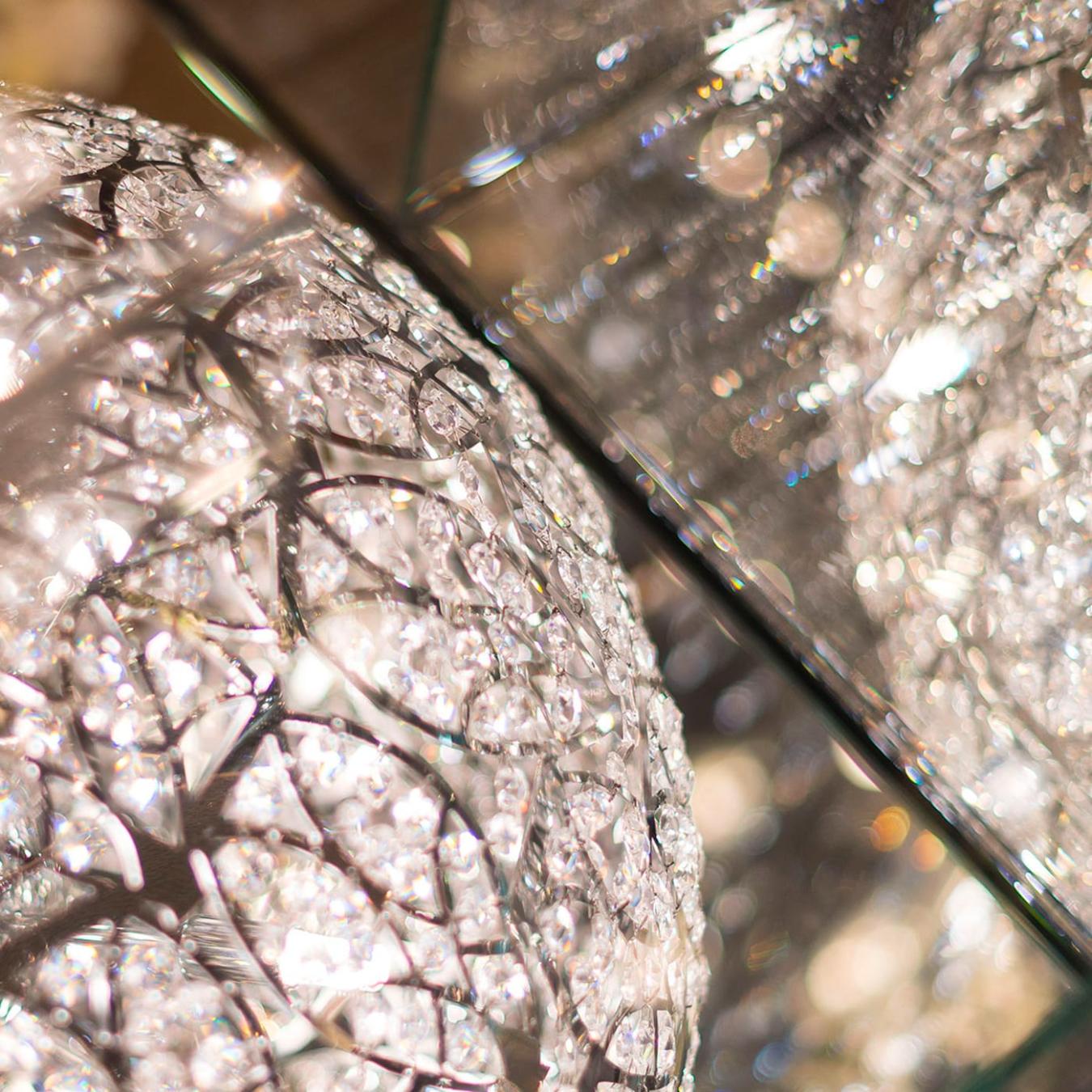 Table d'appoint lumineuse Arabesque