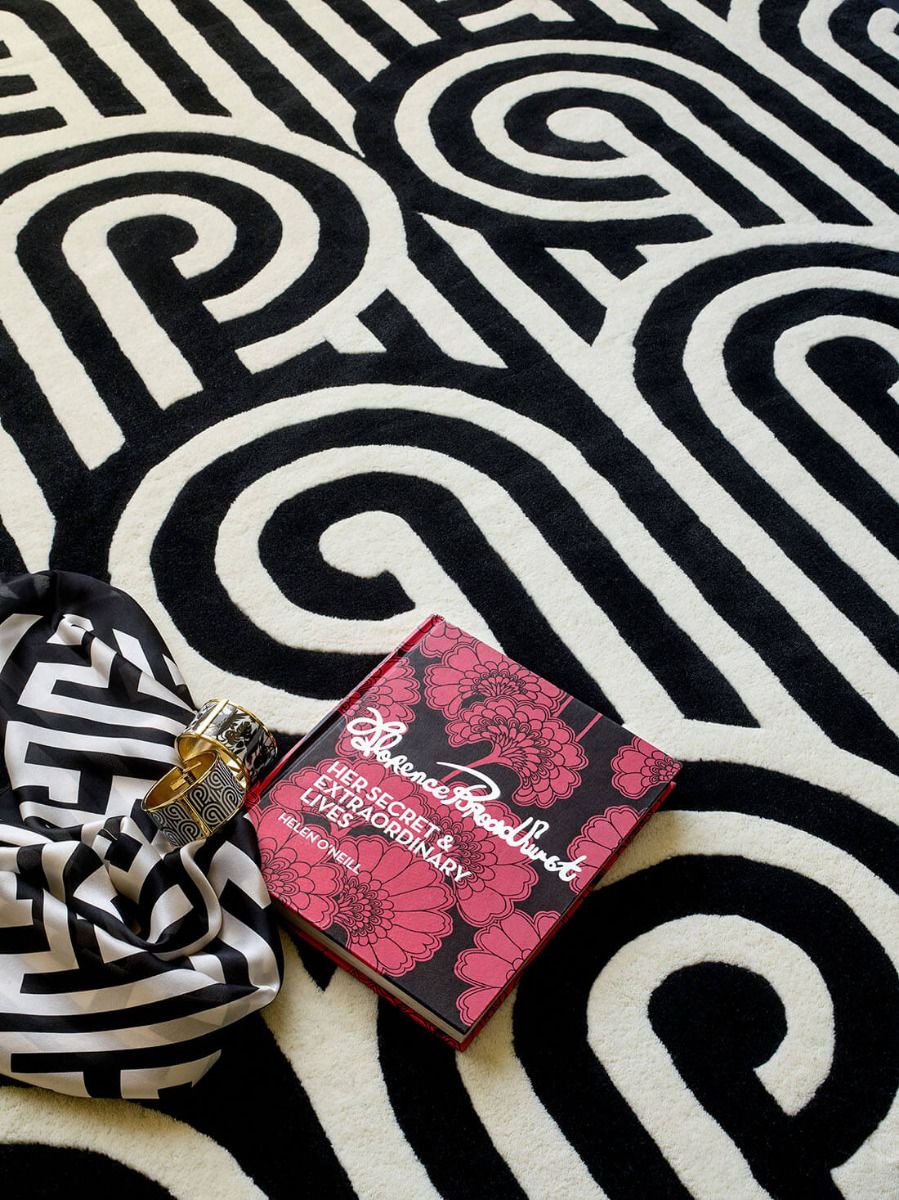 Tapis Turnabouts Noir 39205 | Taille: 200 x 280 cm