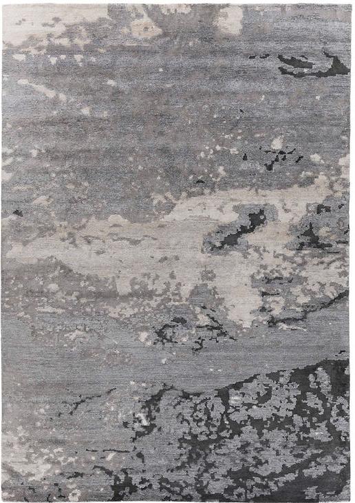 Tapis Abstrait Gris