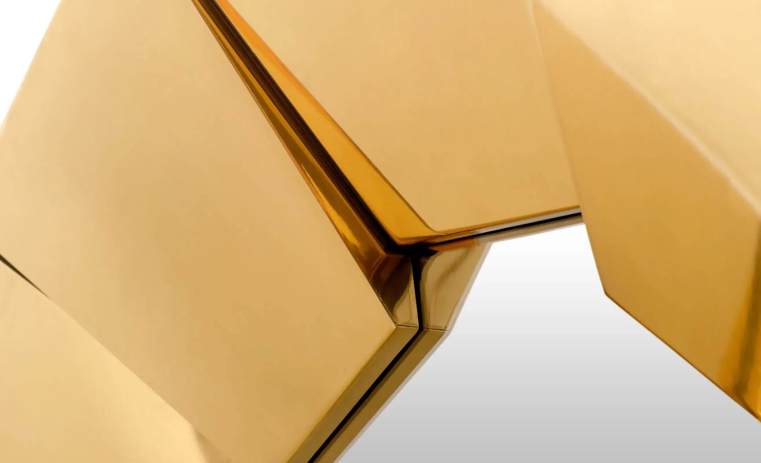 Miroir Radiance Doré