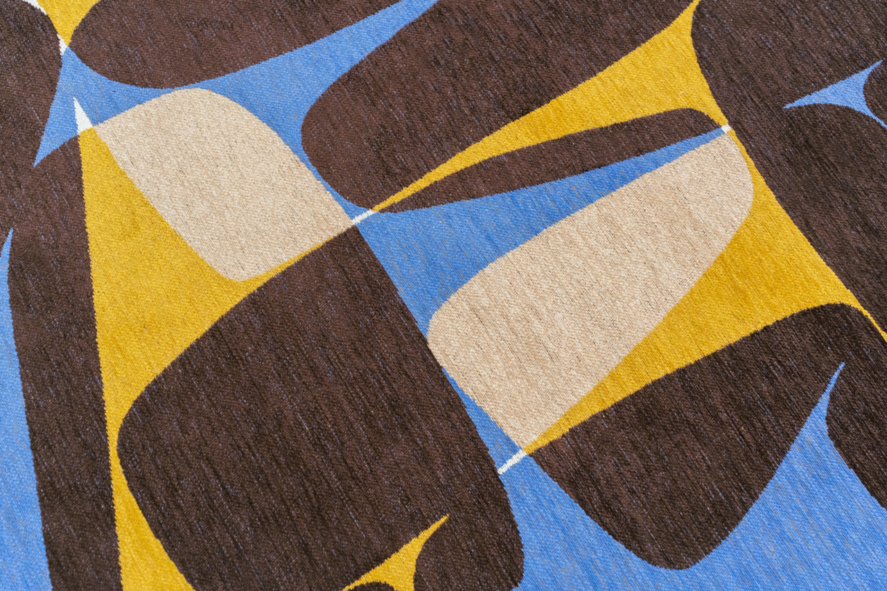 Tapis Stones Sunny Blue | Taille: 280 × 390 cm