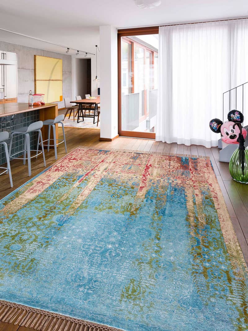 Tapis tissé main Woods