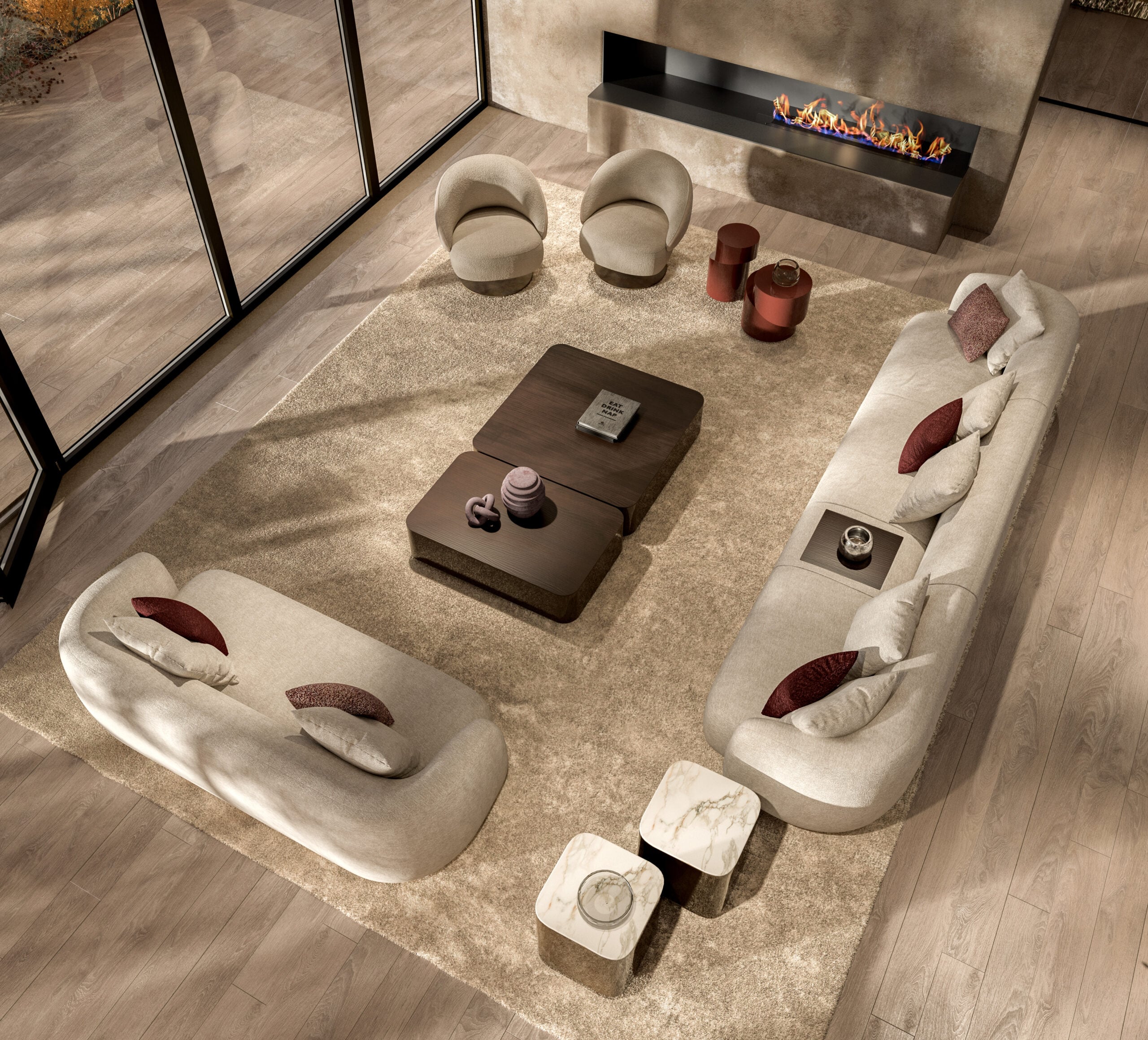 New Mood Table d’Appoint pour Lampe