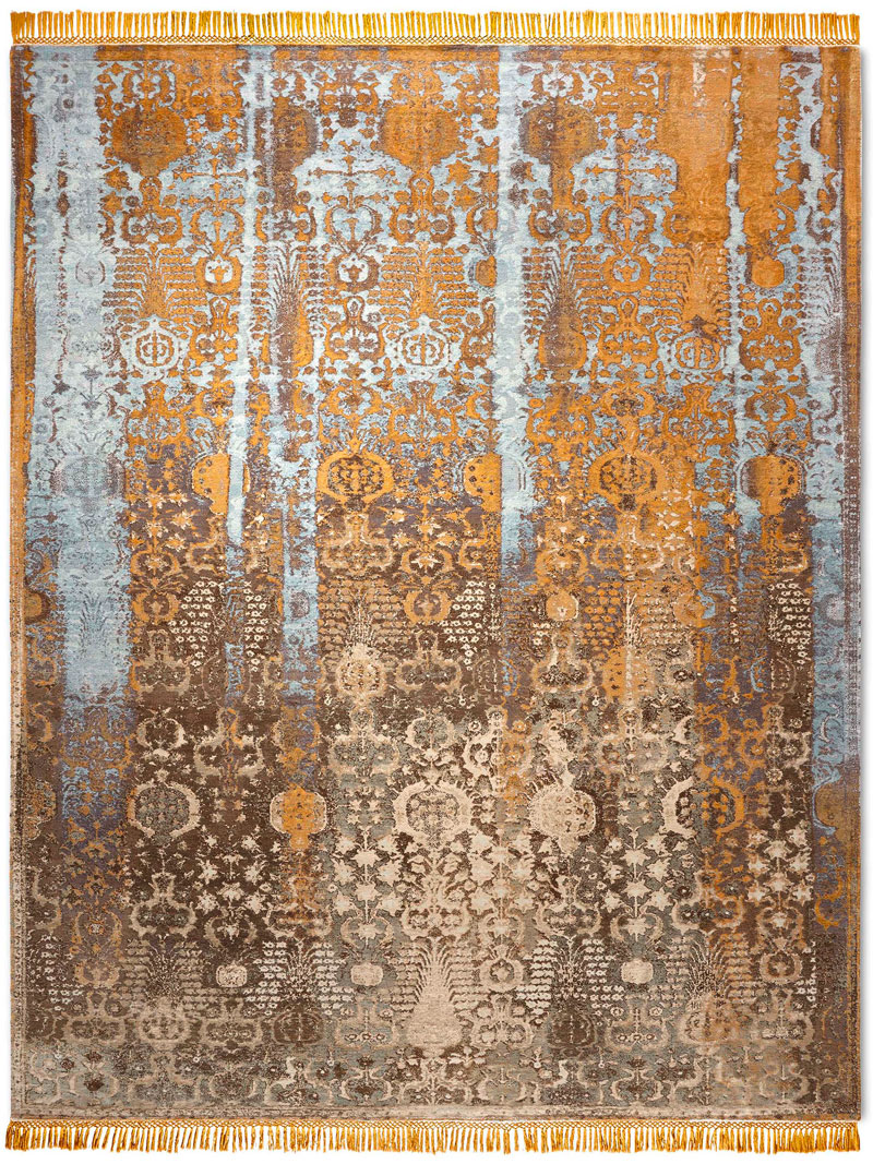 Tapis noué main Woods