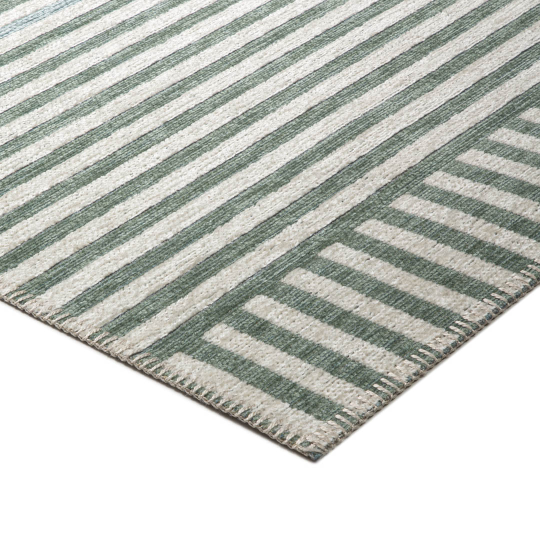 Tapis Moderne Chantilly Rayures Beige