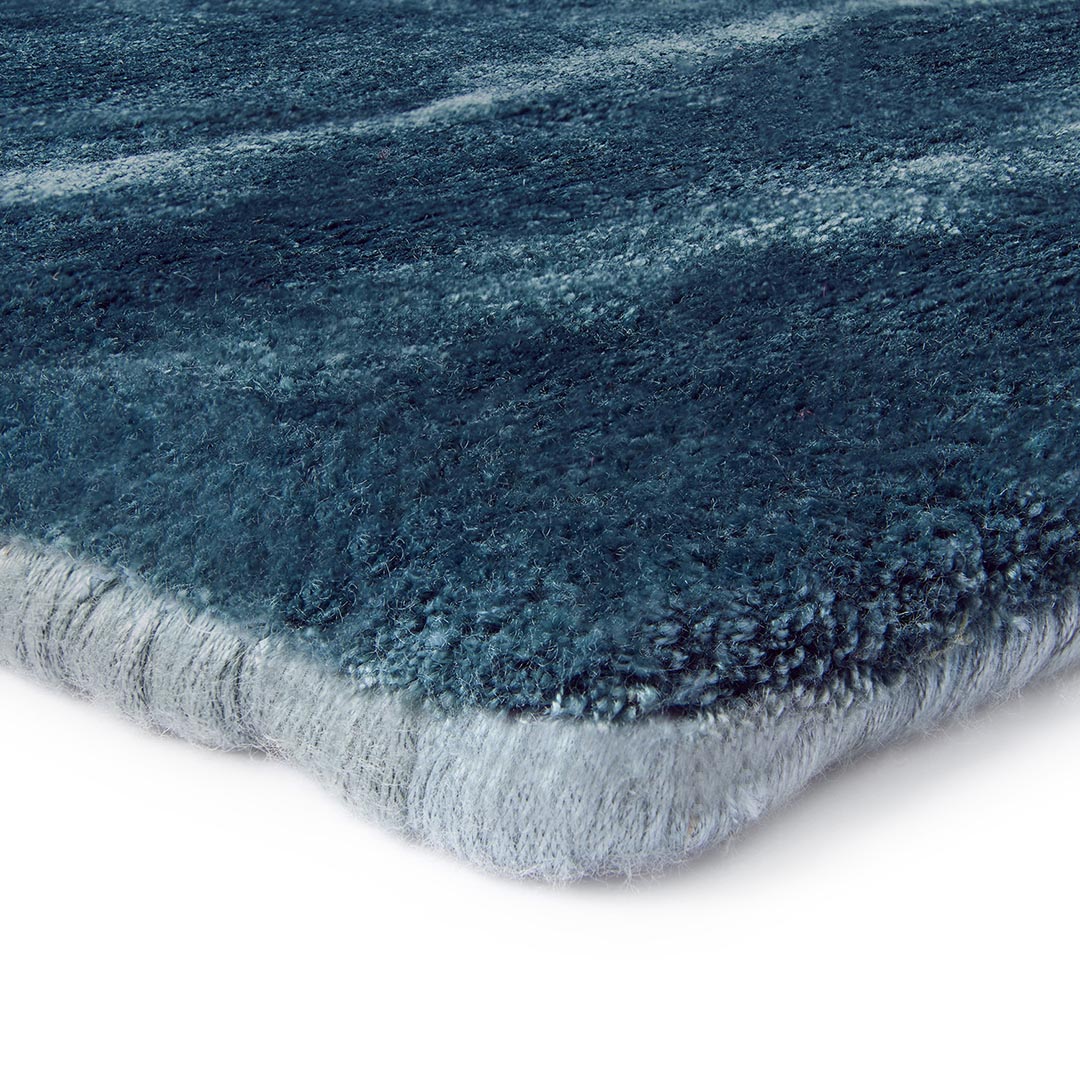 Tapis Luce Bleu Poudré Uni