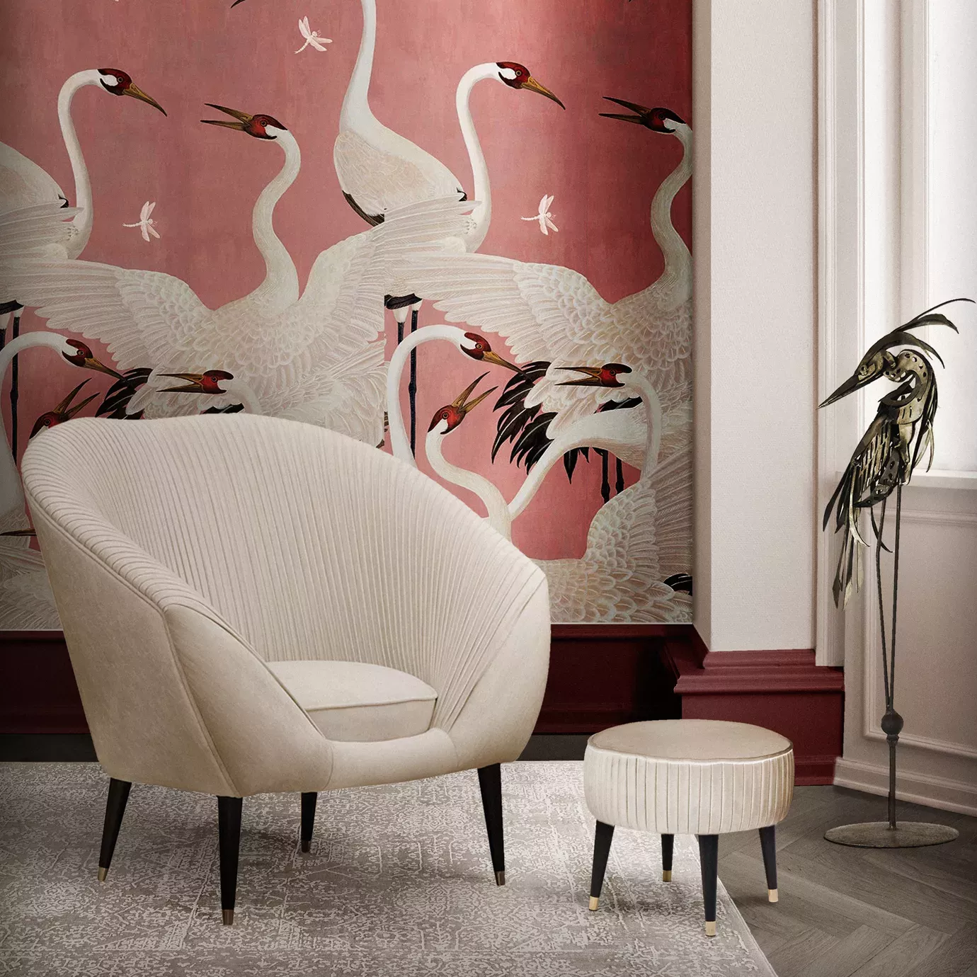 Chaise & Repose-Pieds Audrey