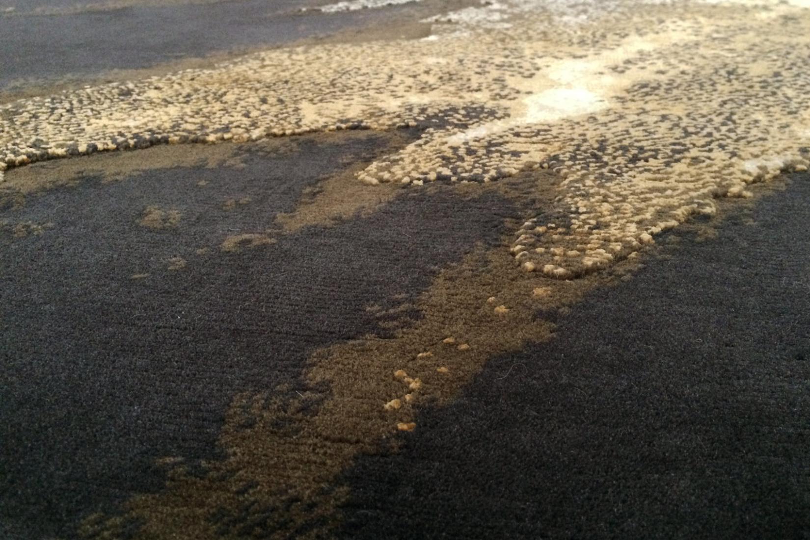 Tapis Feu ton brûlant