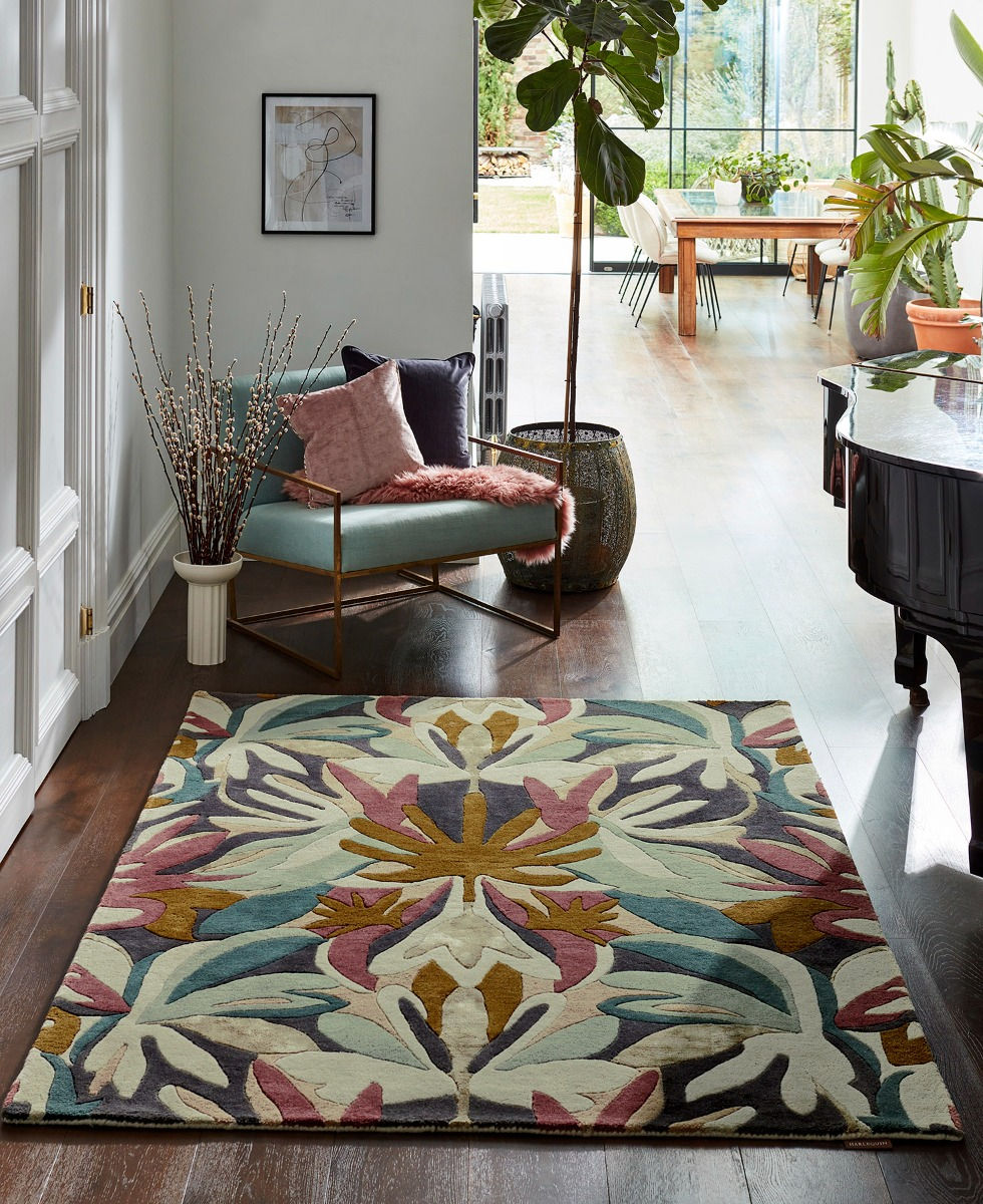 Tapis Melora Positano / Succulent / Or