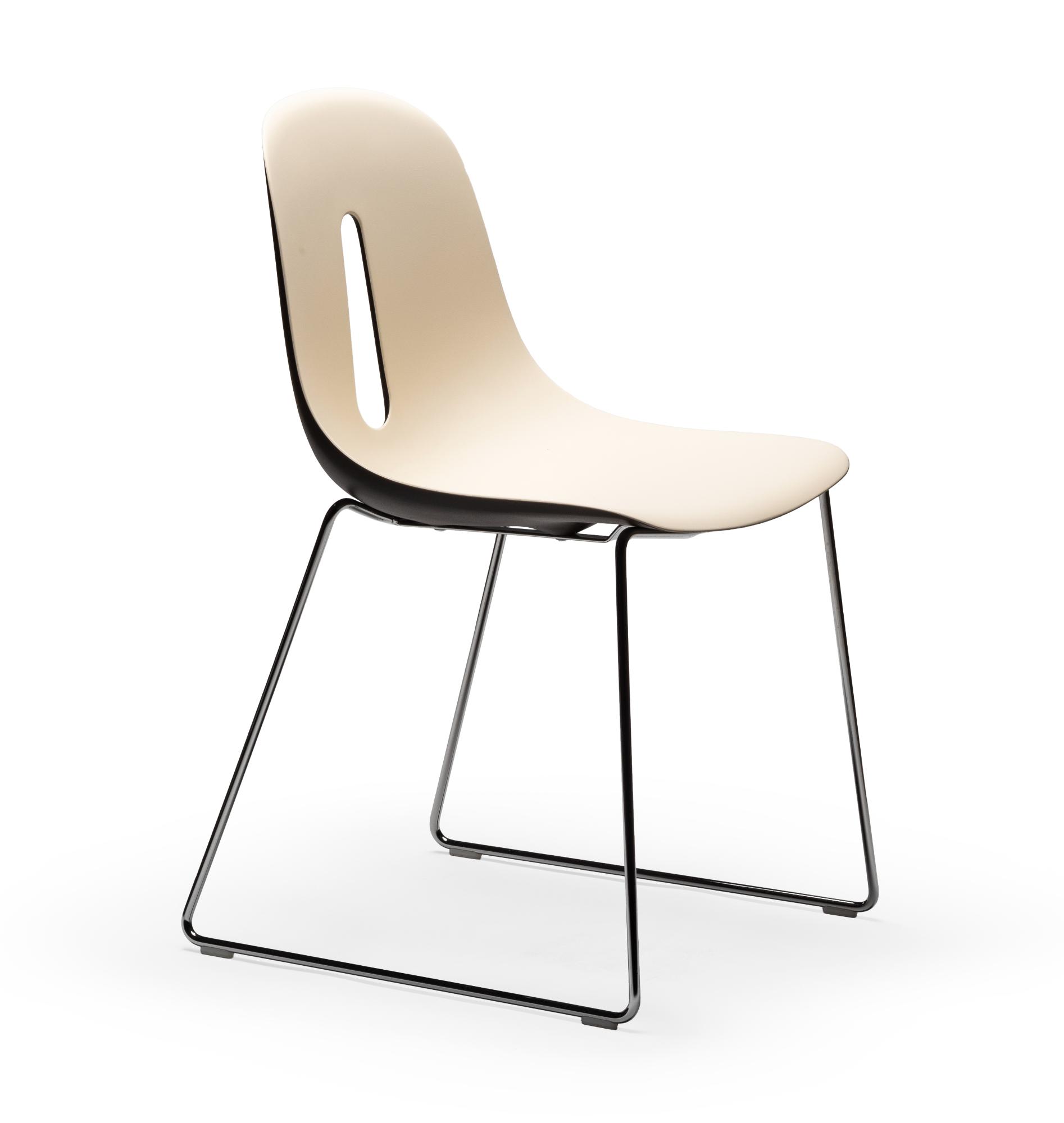 Chaise Gotham SL Beige et Noir