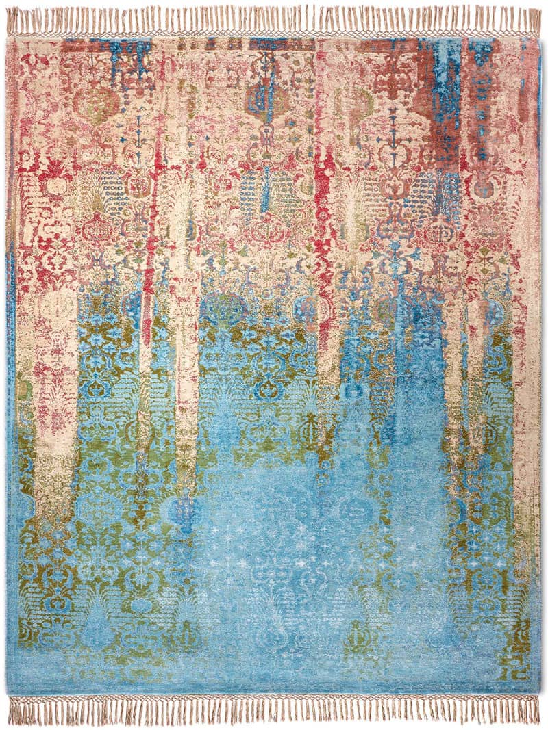 Tapis tissé main Woods
