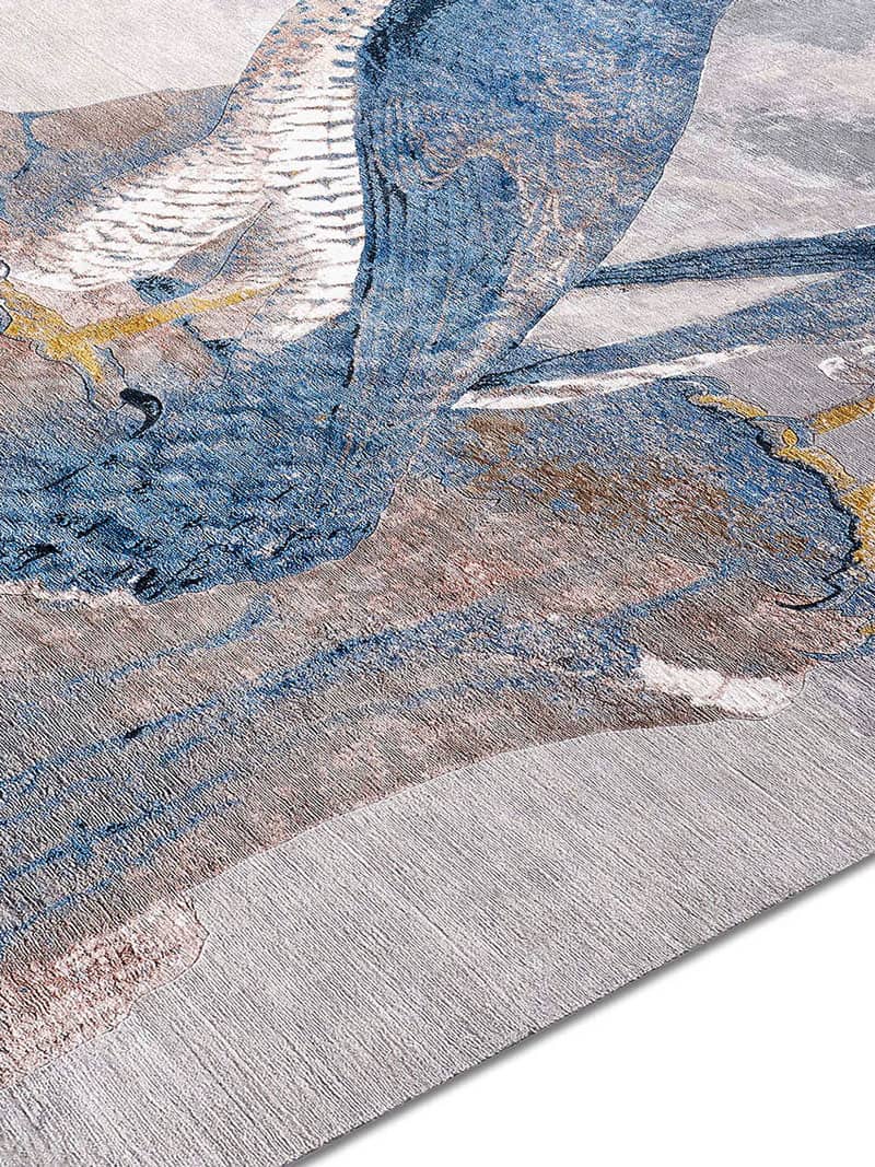 Tapis tissé main Faucon
