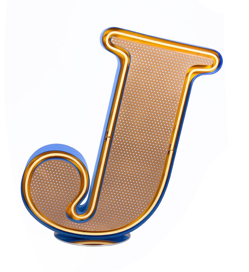 Lettre Lumineuse Joyful J