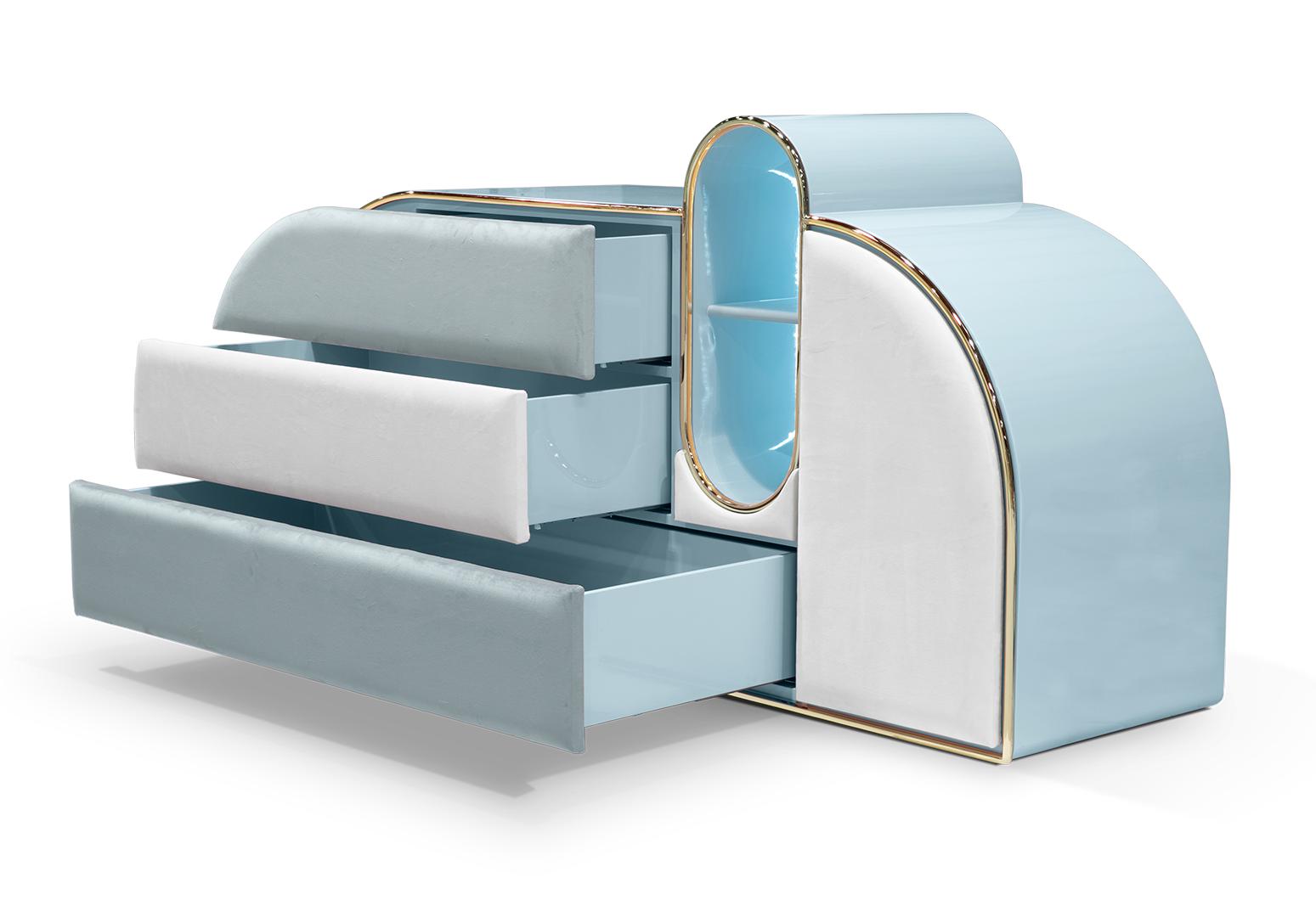 Commode Bubble Gum 3 Tiroirs