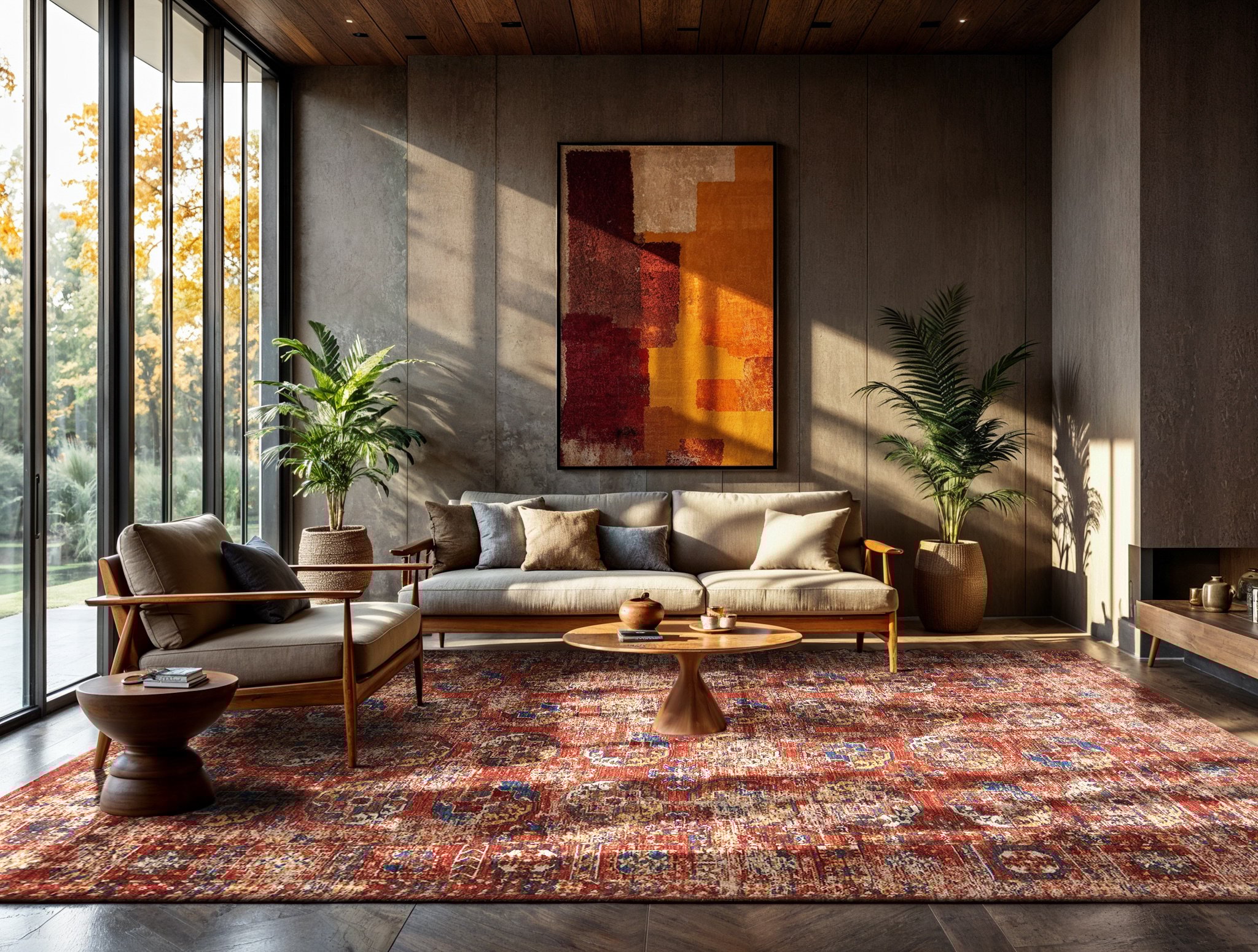 Tapis Kasak «Aksou» 9841 | Taille: 280 x 390 cm
