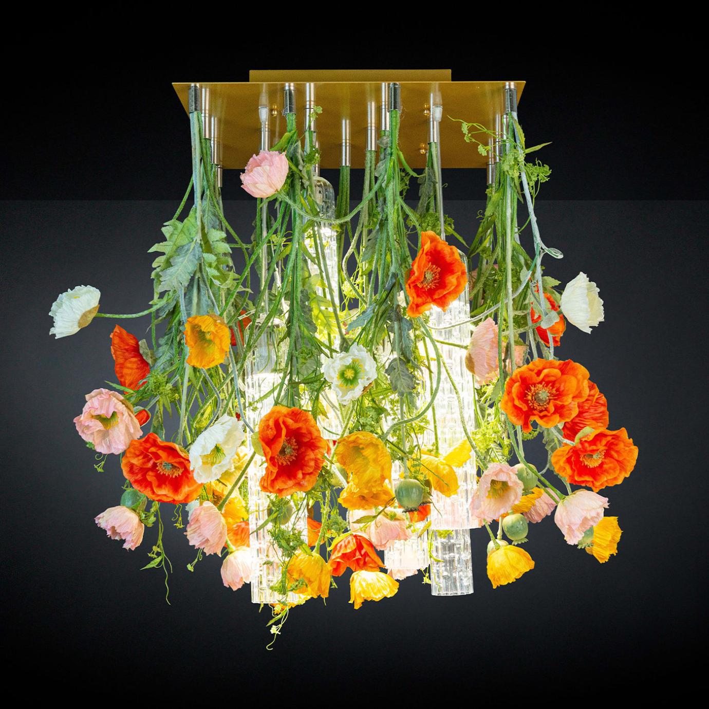 Lustre carré Poppy