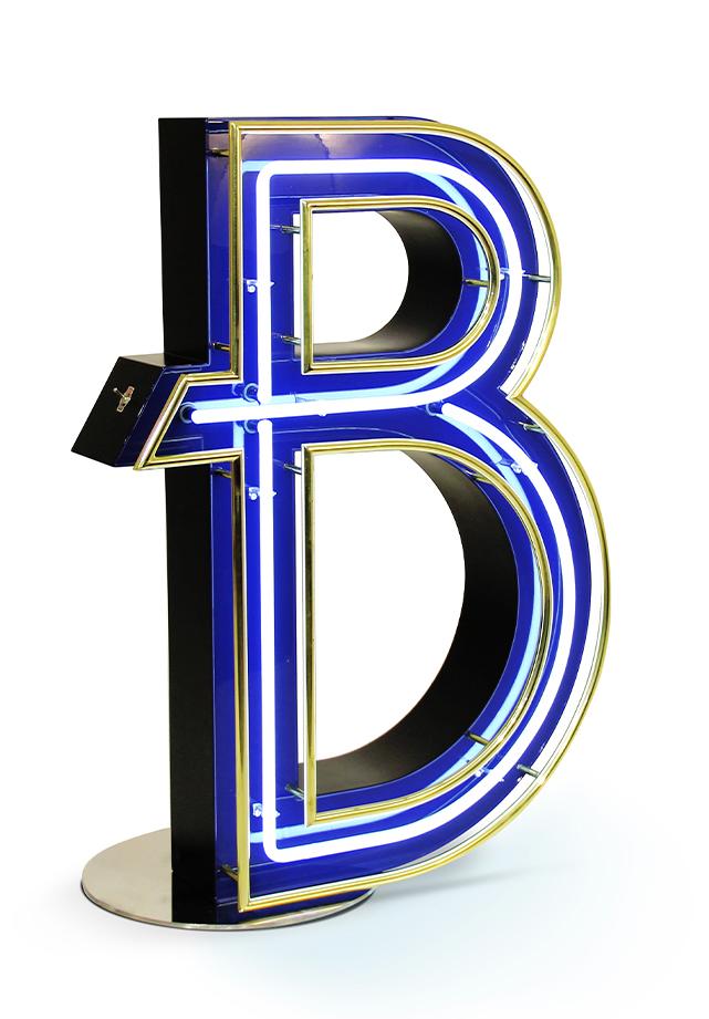 Lettre Lumineuse Bold B
