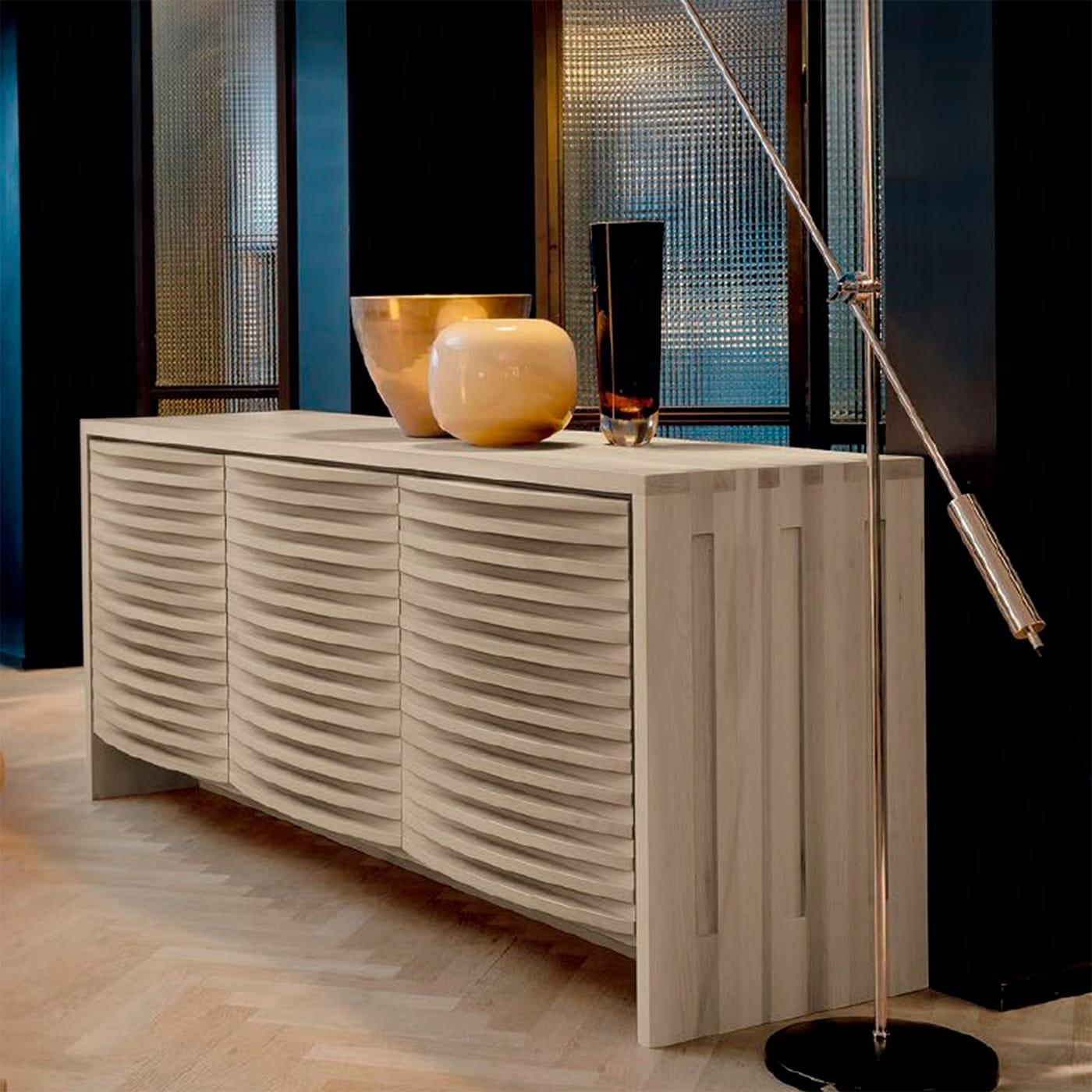 Buffet Onda en Noyer Massif Gris