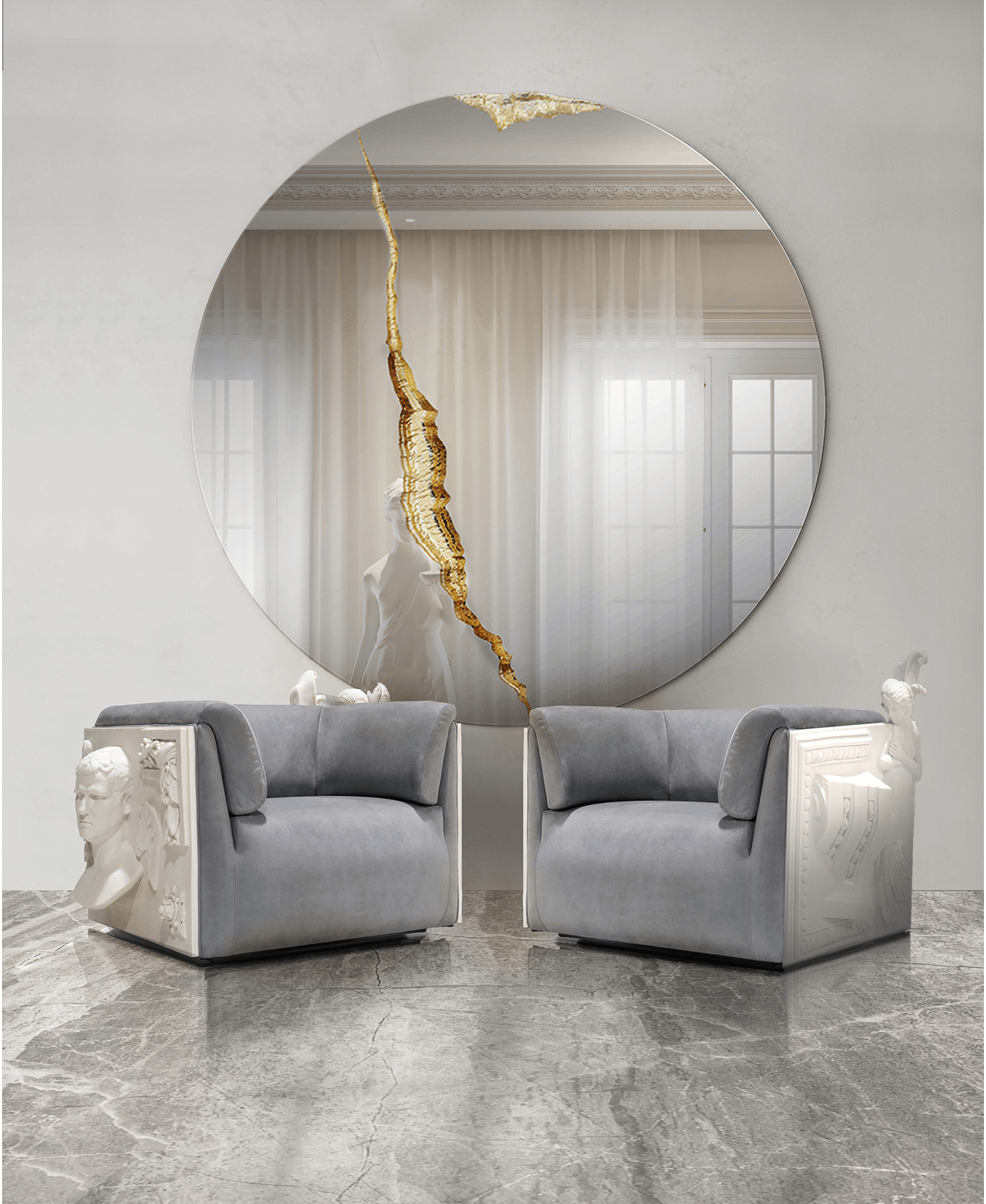 Miroir Rond II Illumina