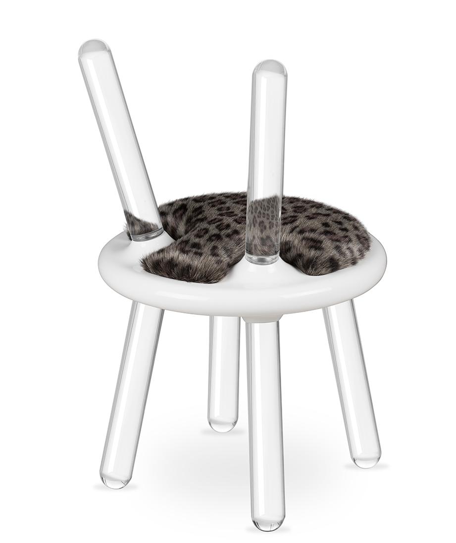 Chaise enfant Illusion Léopard