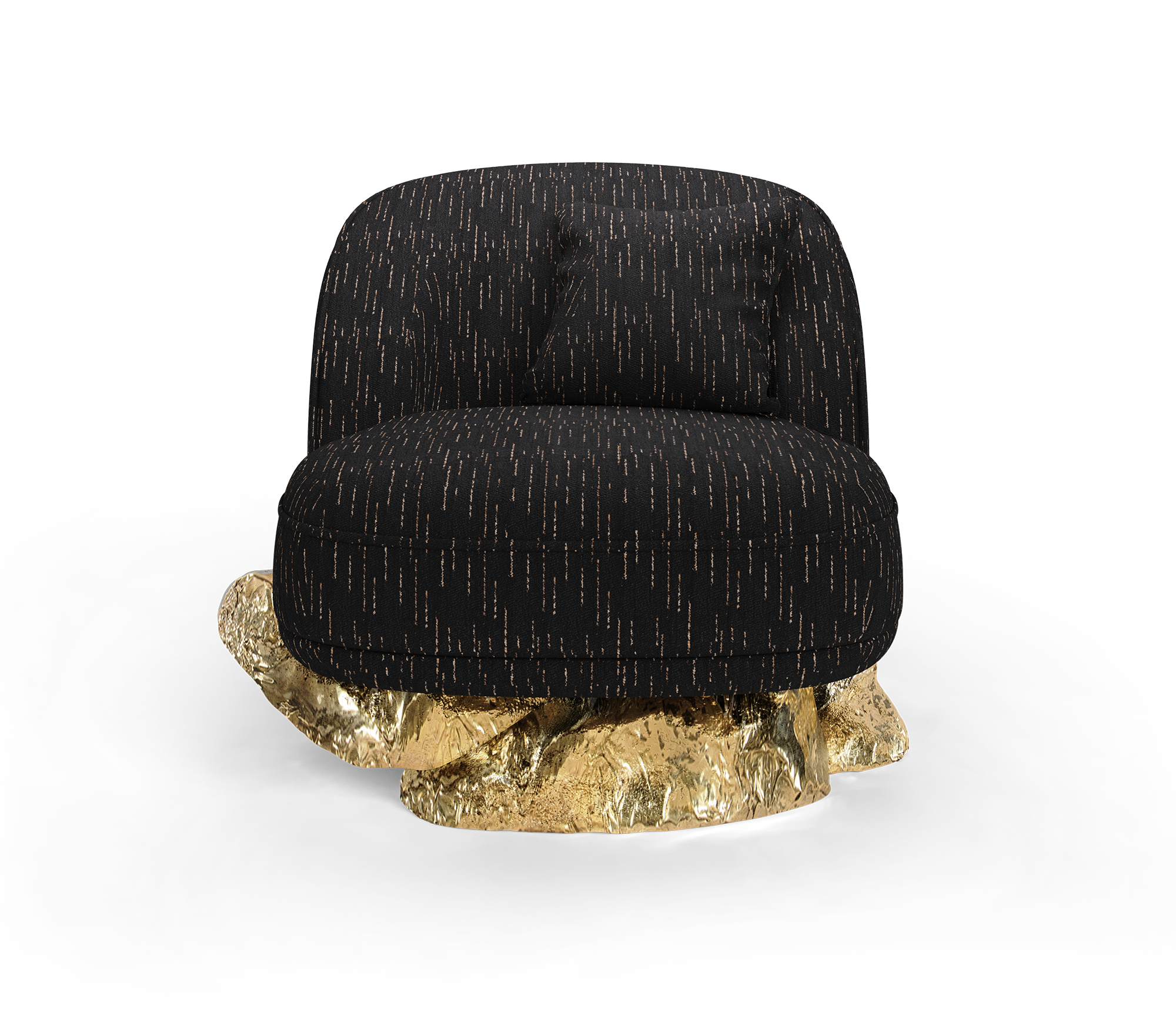 Fauteuil Angora Noir