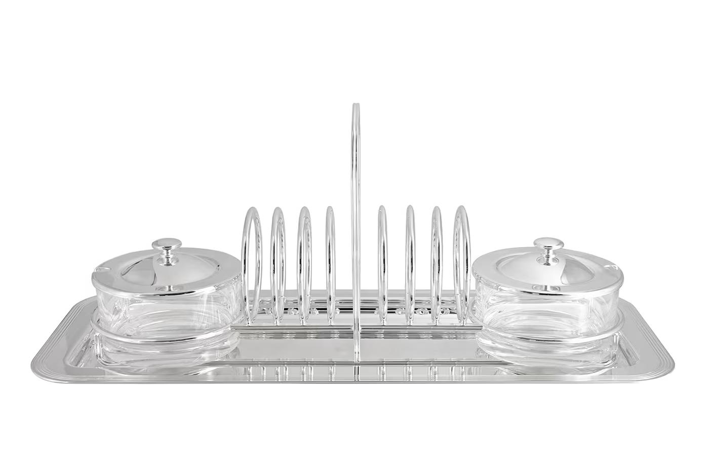 Set Petit-Déjeuner En Argent