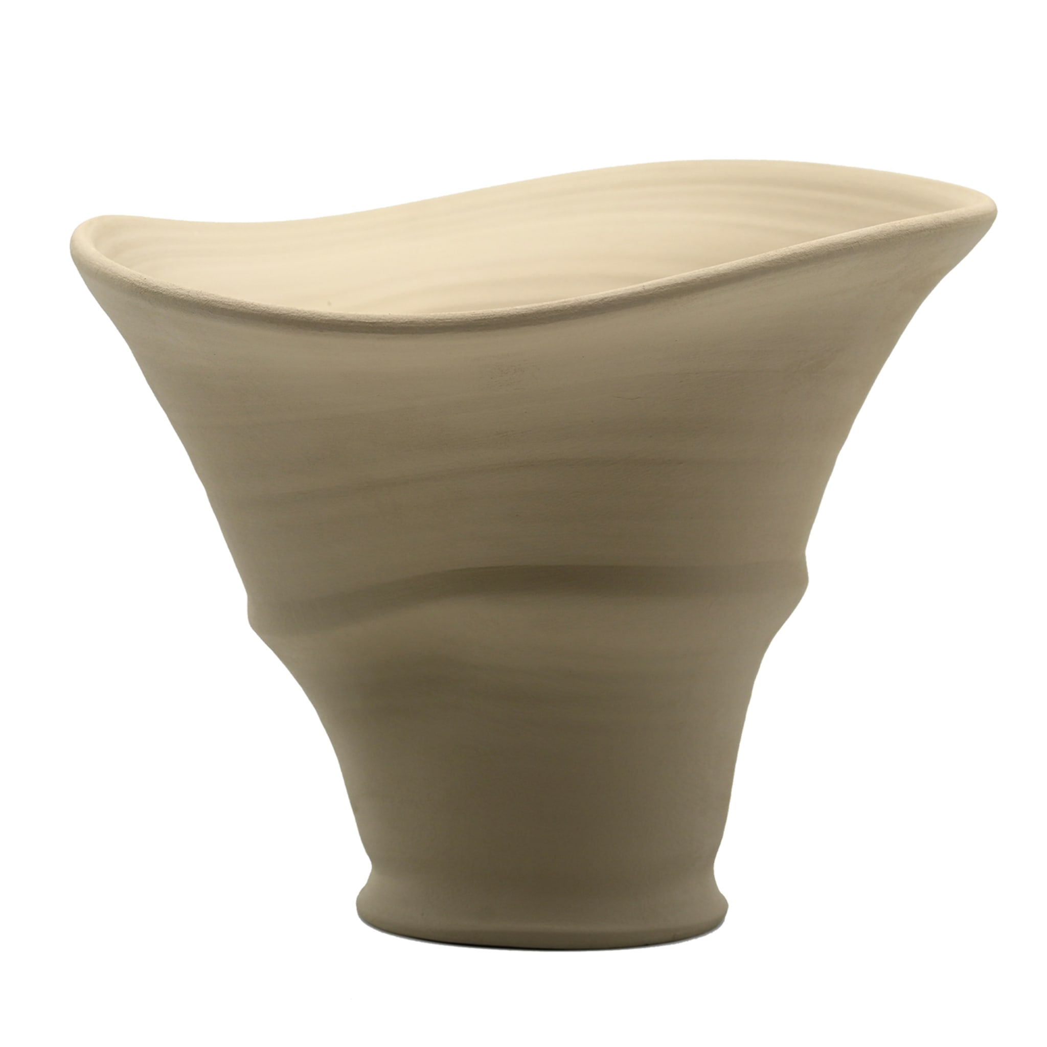 Vase Beige Sculpteur à la Main