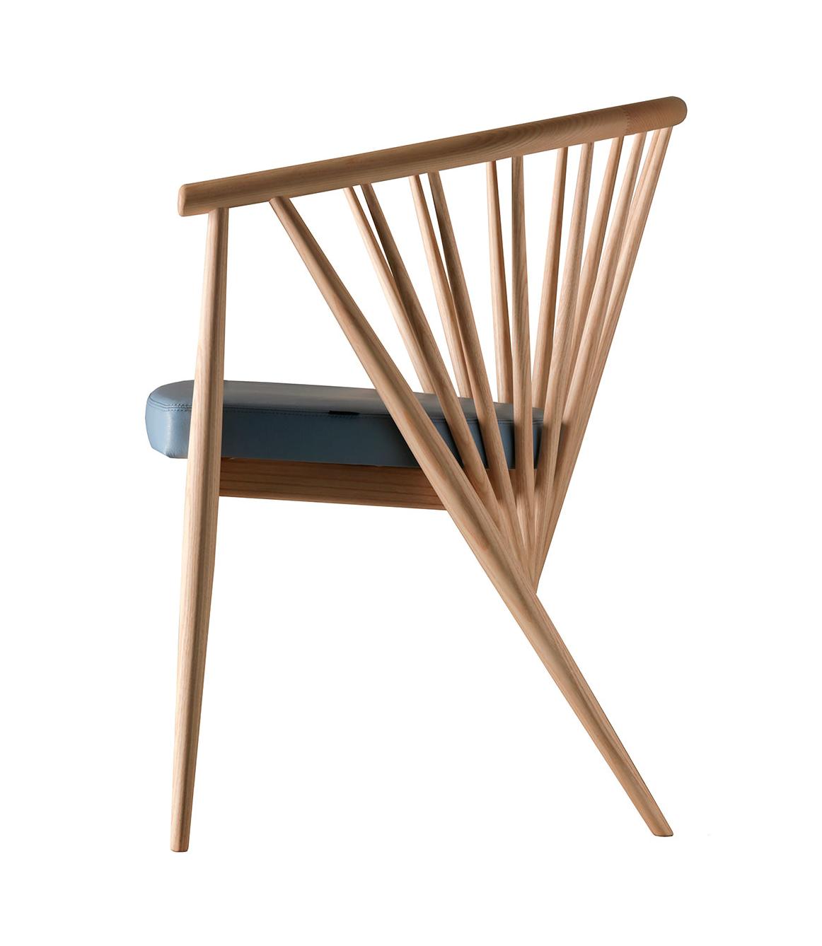 Chaise Jenny en bois de frêne