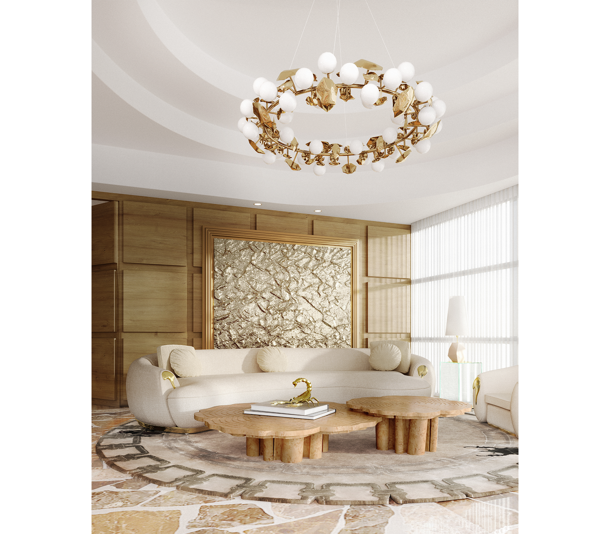 Set de Tables Basses Peuplier Fortuna (x3)