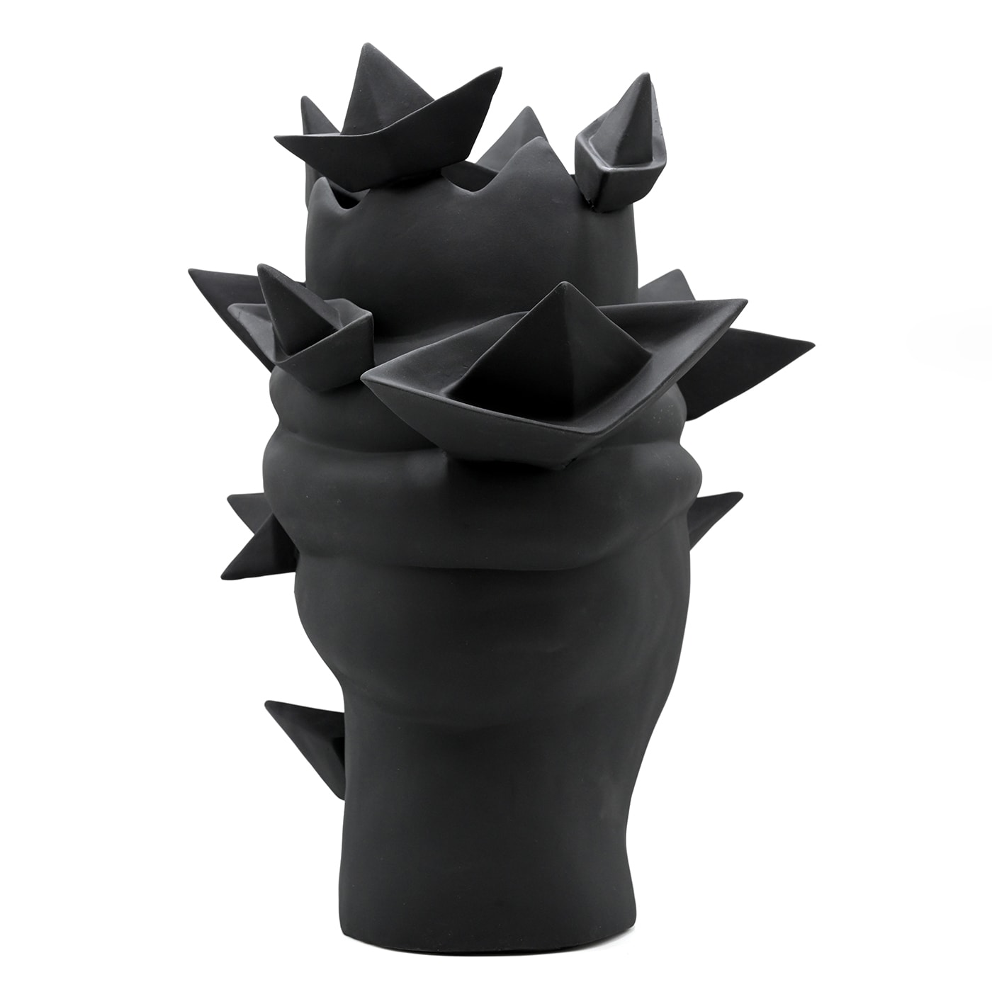 Sculpture Tête De Maure Gris Foncé